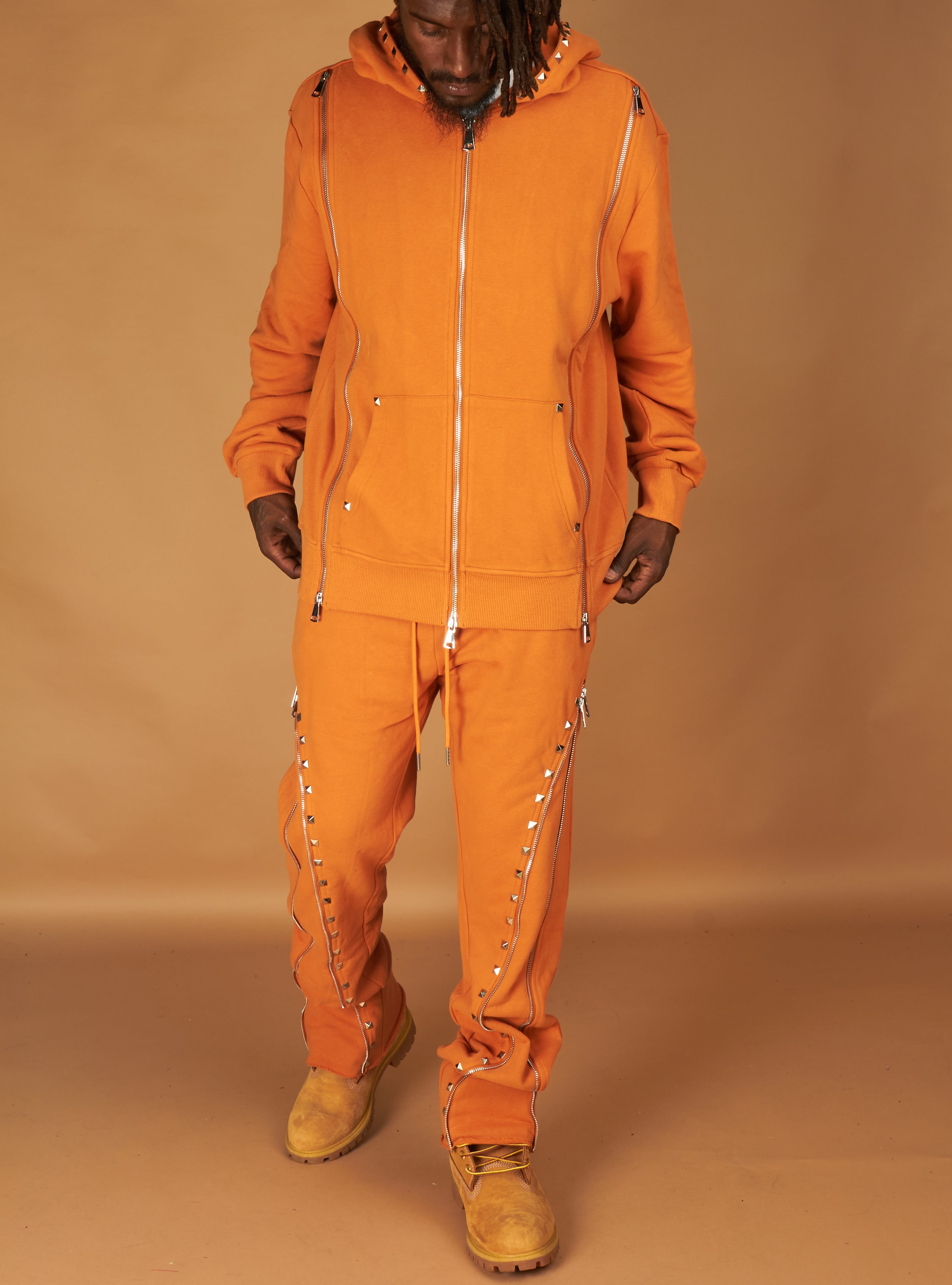 Politics Sweatsuit - Rivet - Orange  - 716