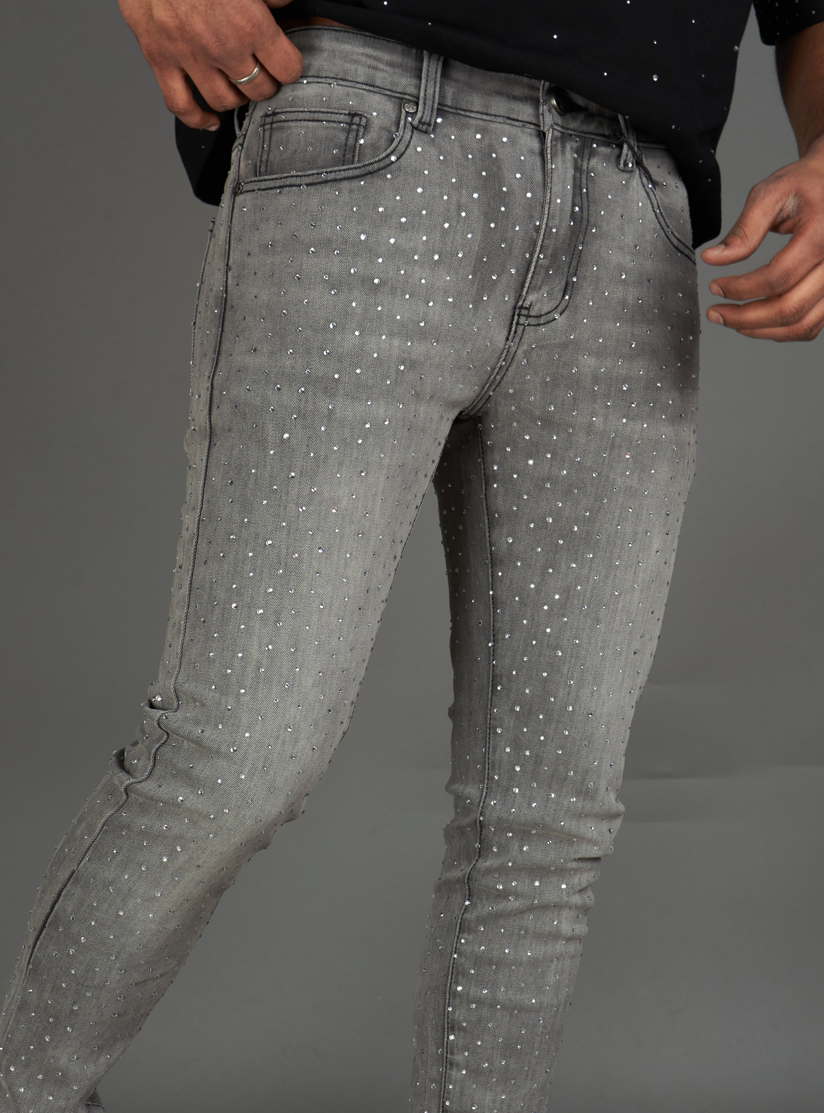NME Jeans - Drysdale -  Grey Wash - 389