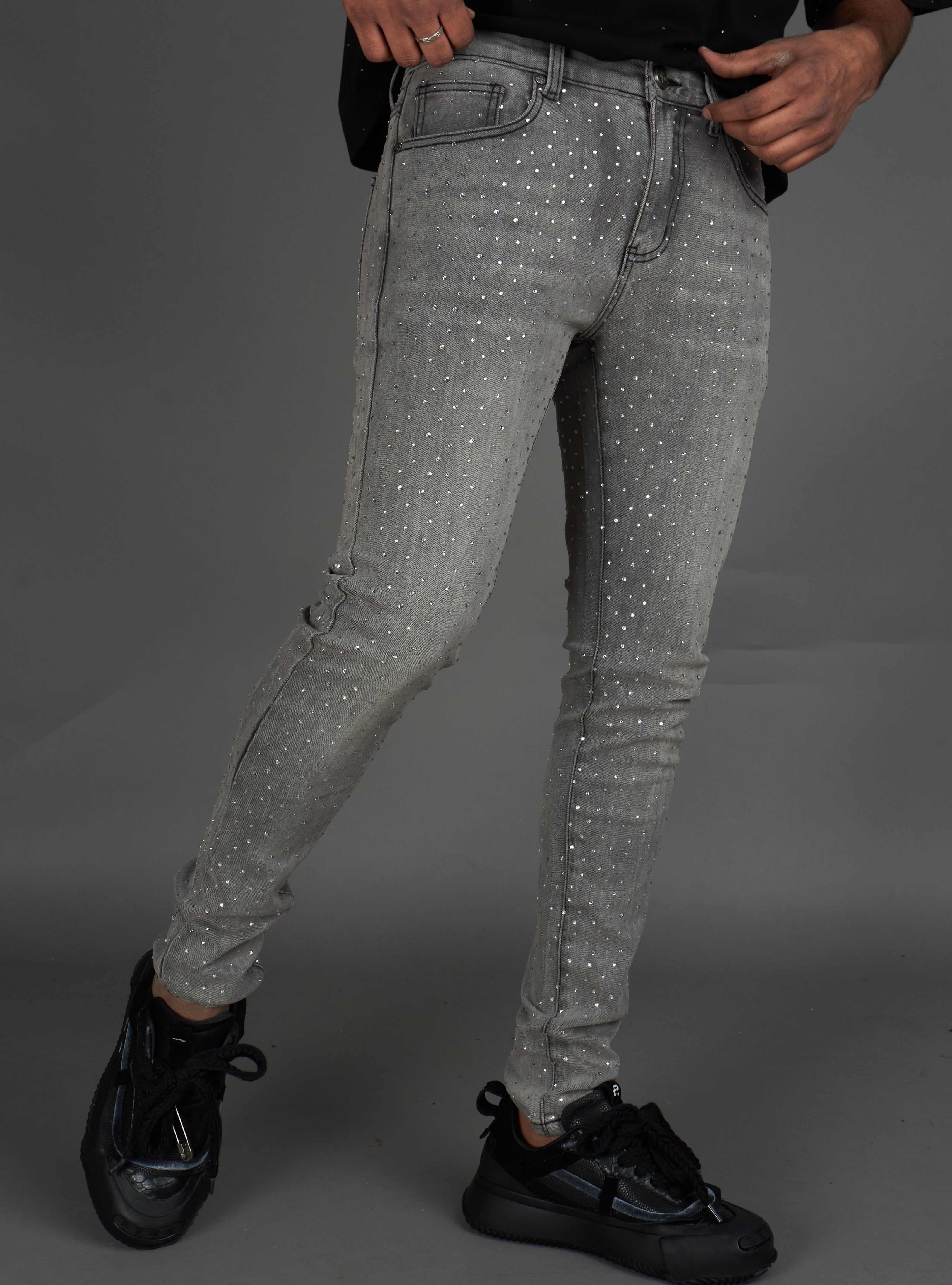 NME Jeans - Drysdale -  Grey Wash - 389