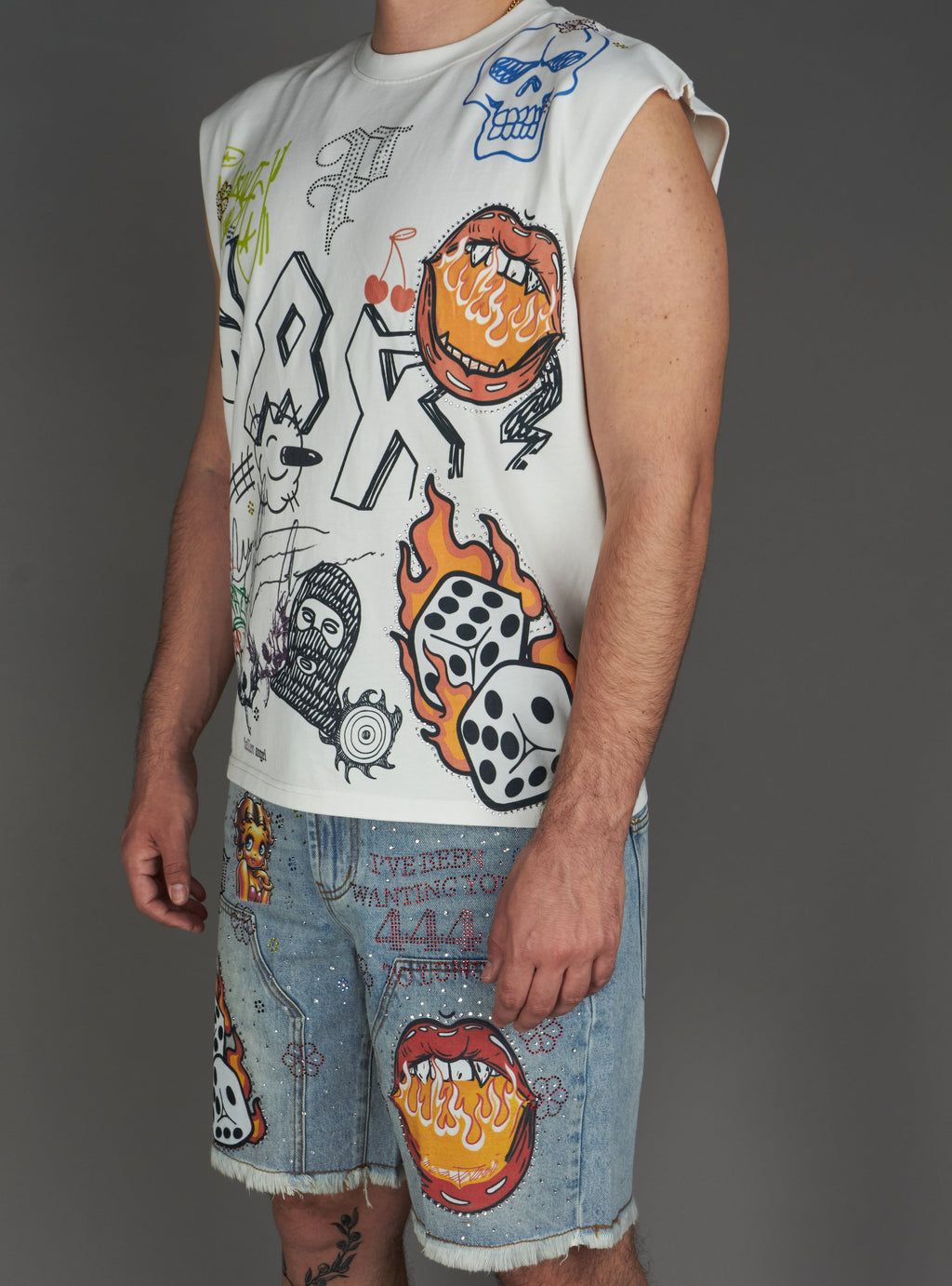 Politics Shirt - Mal- White Wash - 245