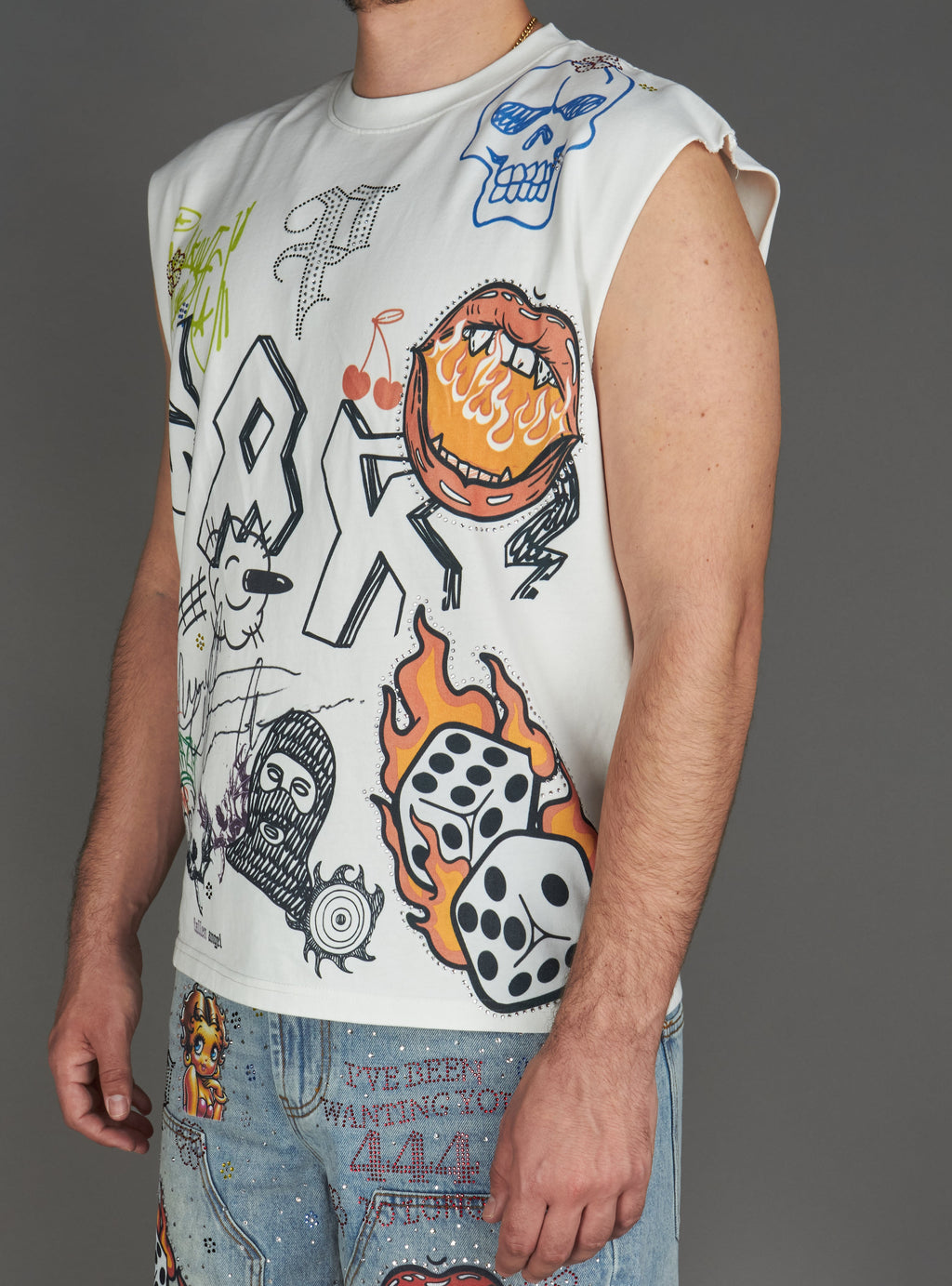 Politics Shirt - Mal- White Wash - 245