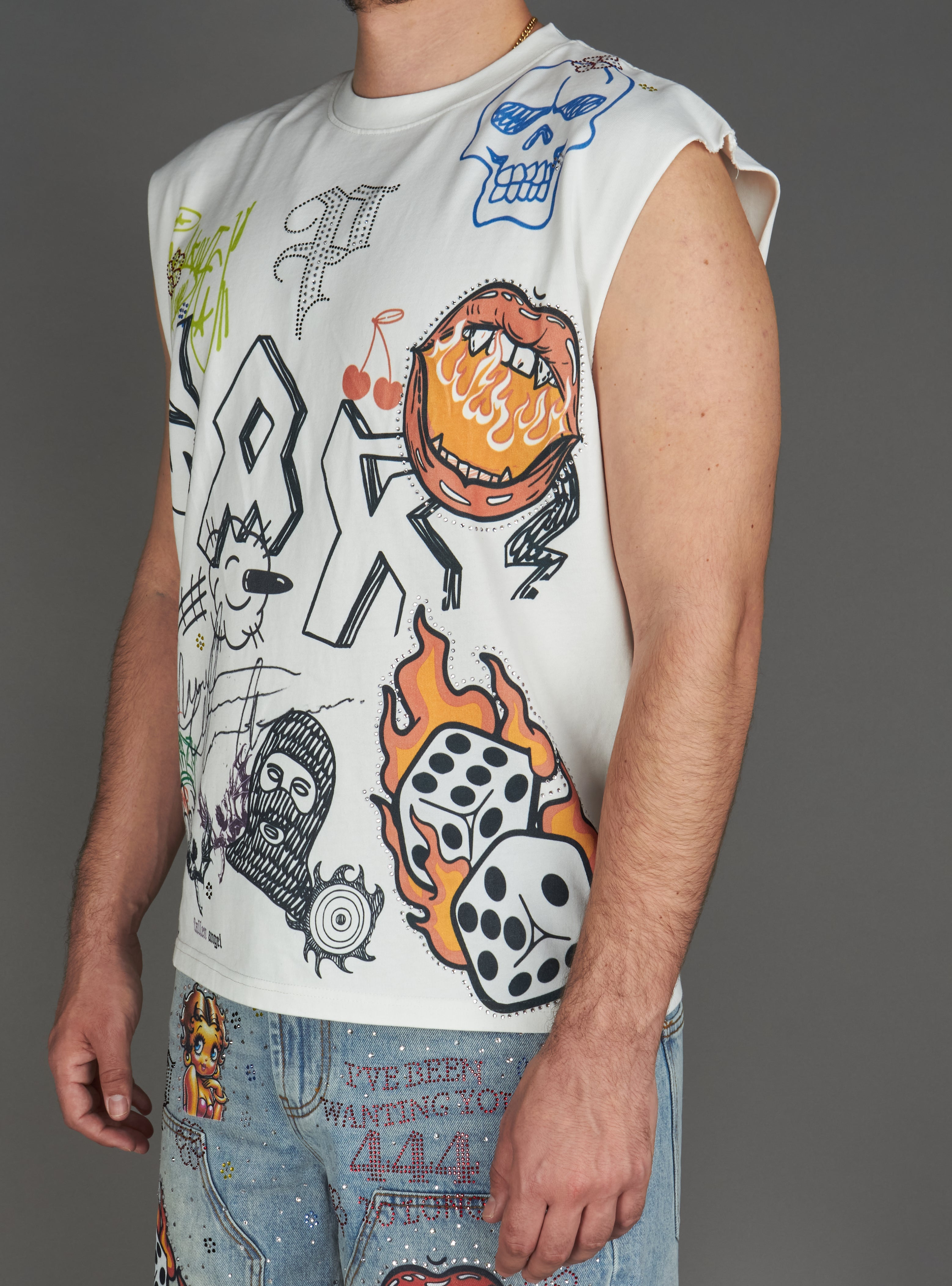 Politics Shirt - Mal- White Wash - 245