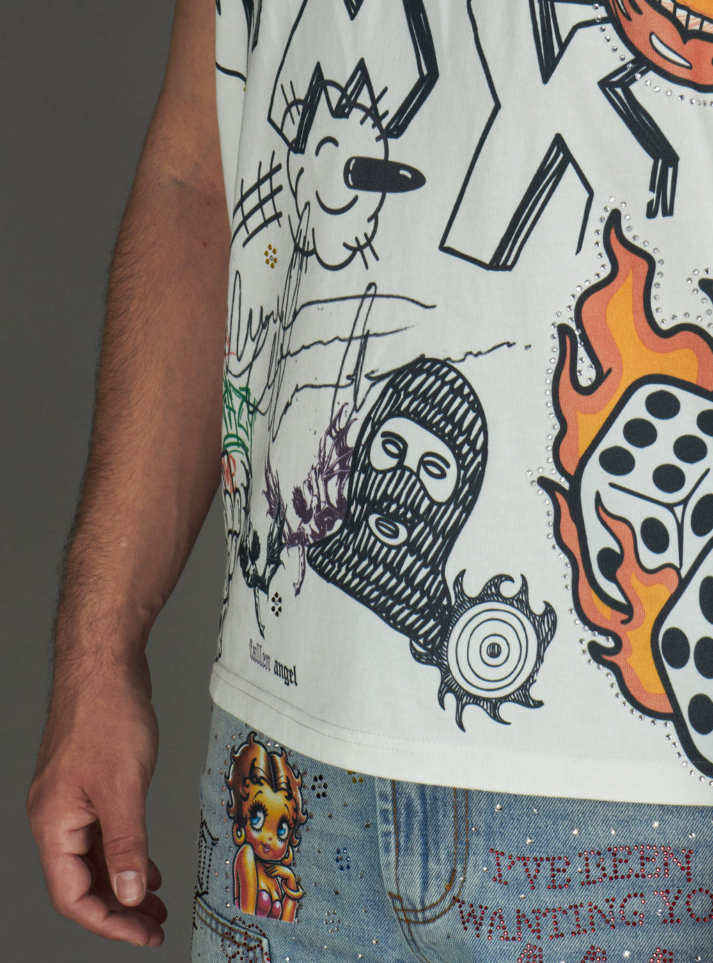 Politics Shirt - Mal- White Wash - 245