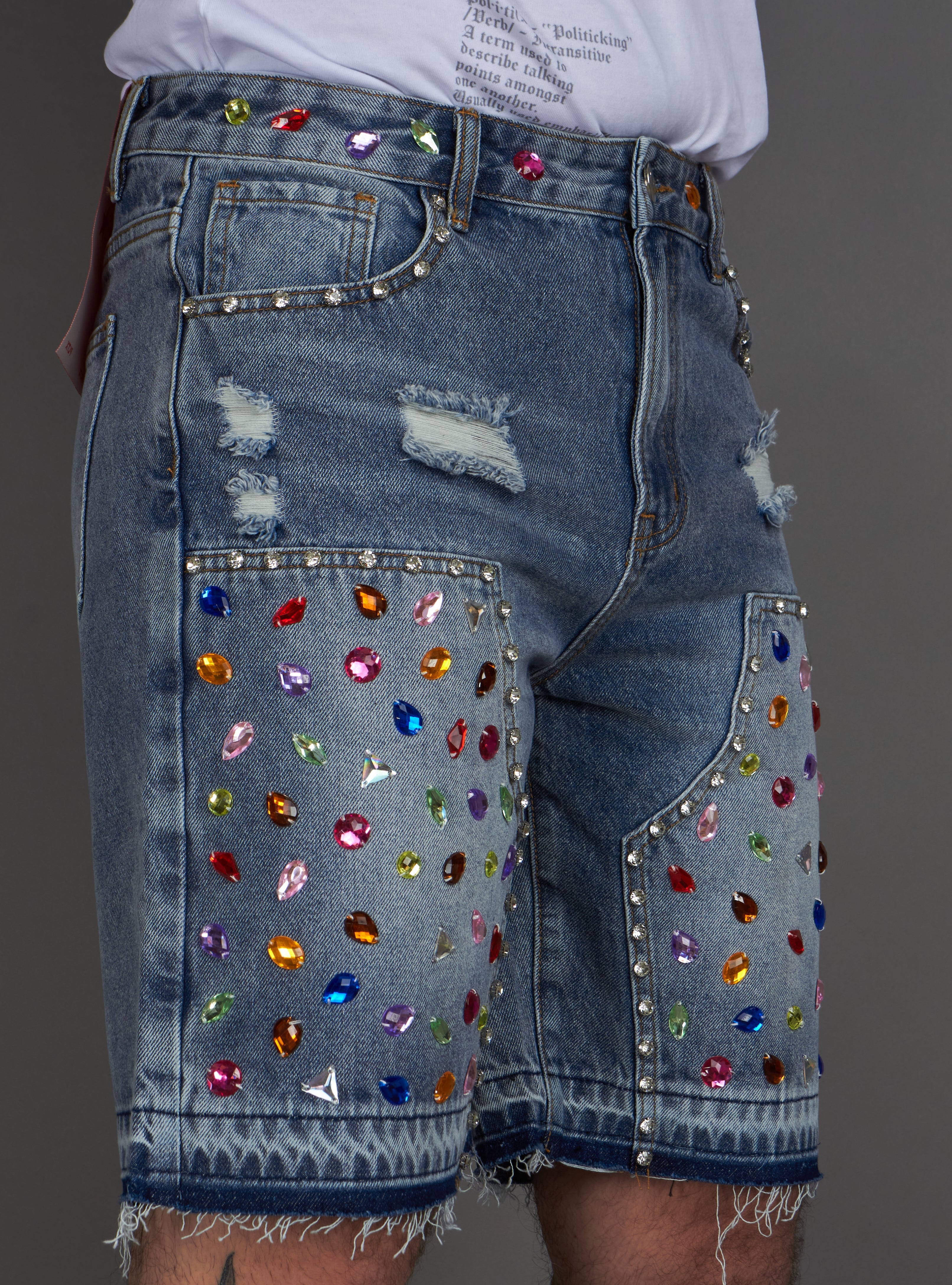 Politics Shorts - Leo - Light Blue - 300