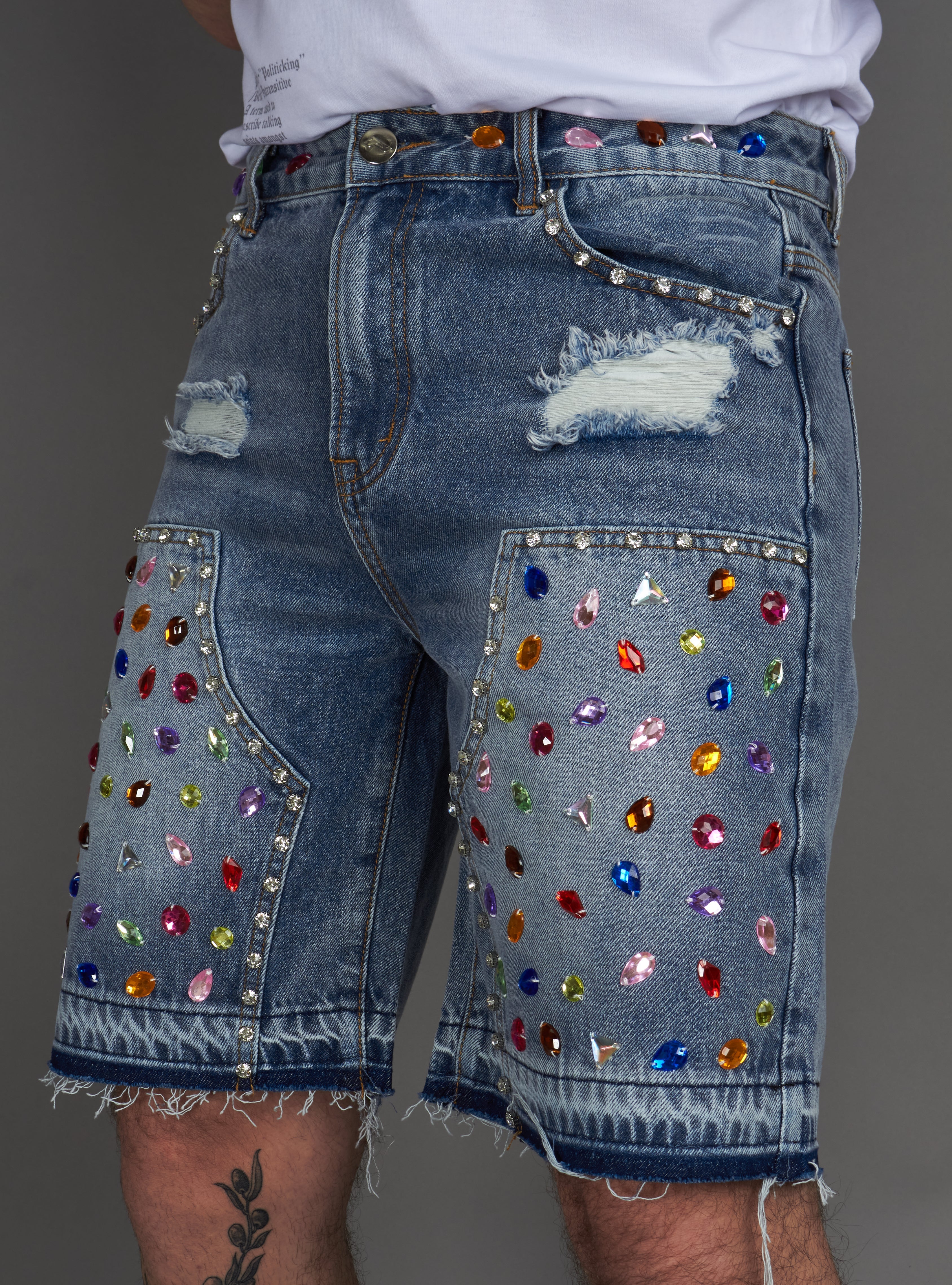 Politics Shorts - Leo - Light Blue - 300