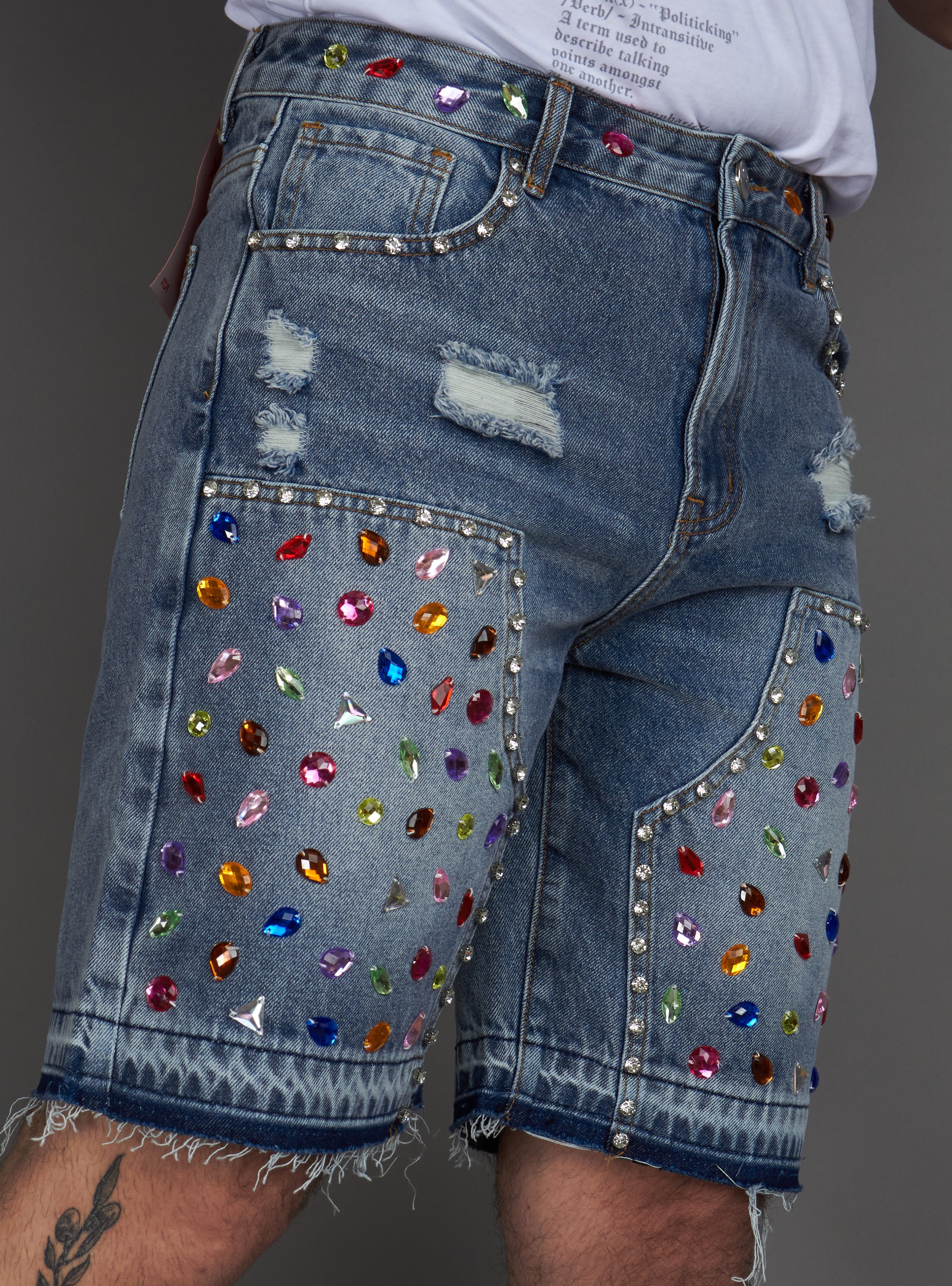 Politics Shorts - Leo - Light Blue - 300