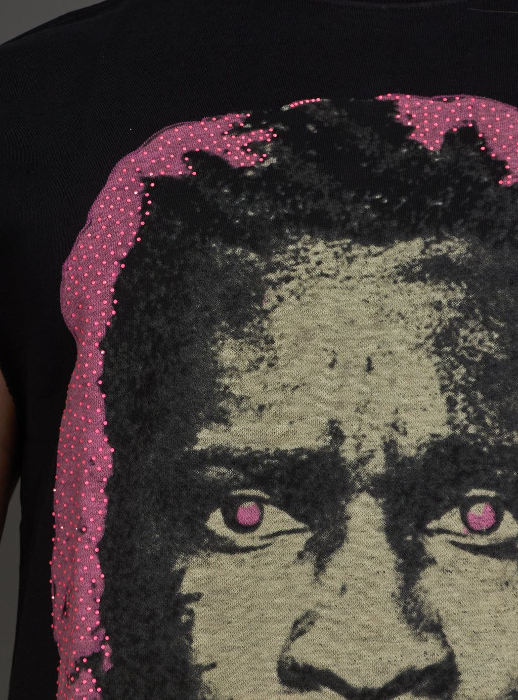 Afarit Shirt - Stafan - Black And Pink - 222