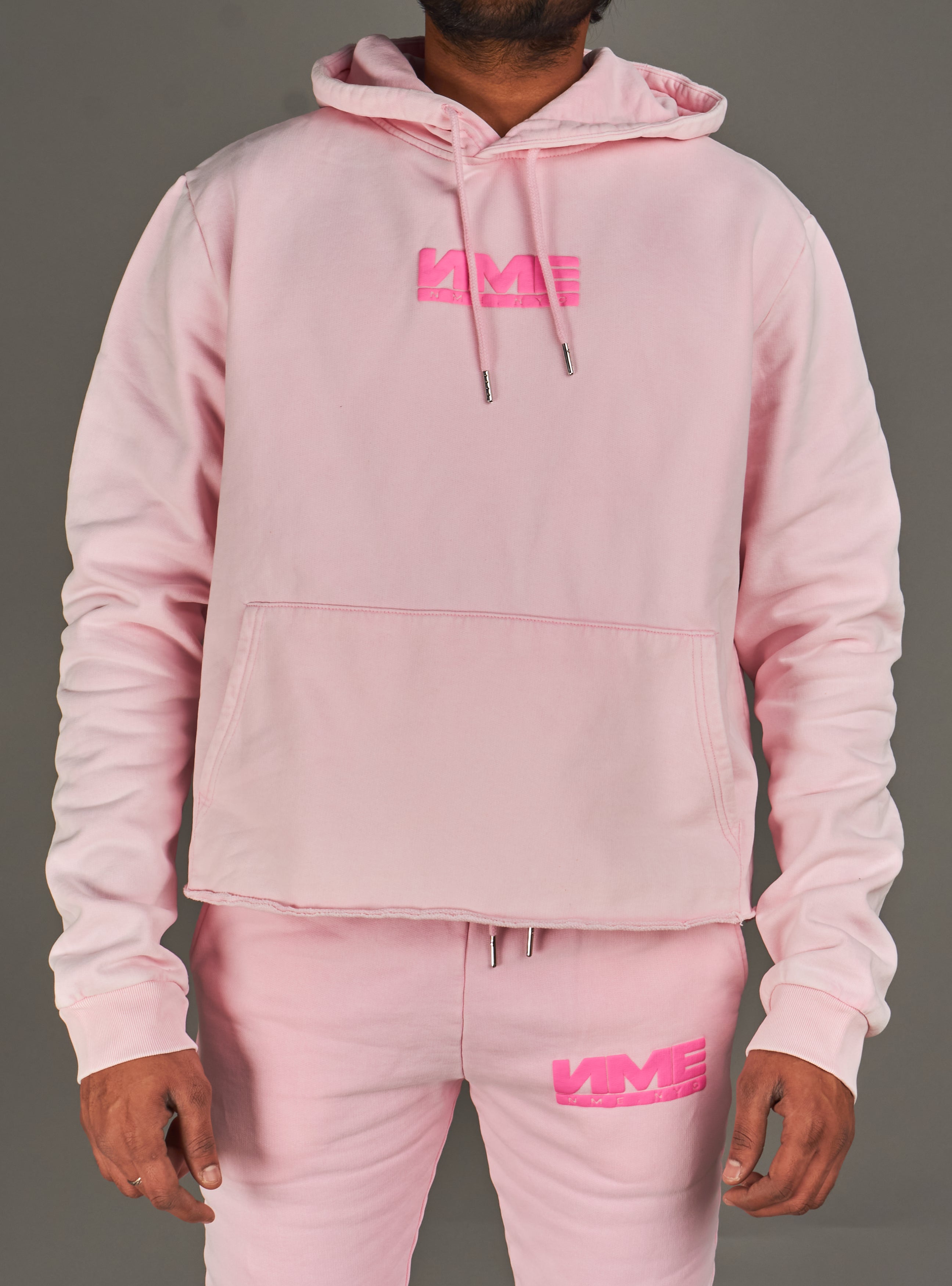 NME Hoodie - Nme Hoodie - Damien -Pink - 364