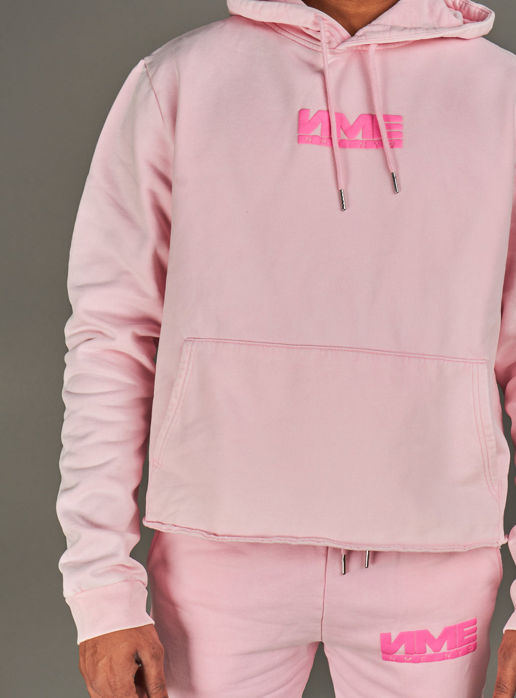 NME Hoodie - Nme Hoodie - Damien -Pink - 364