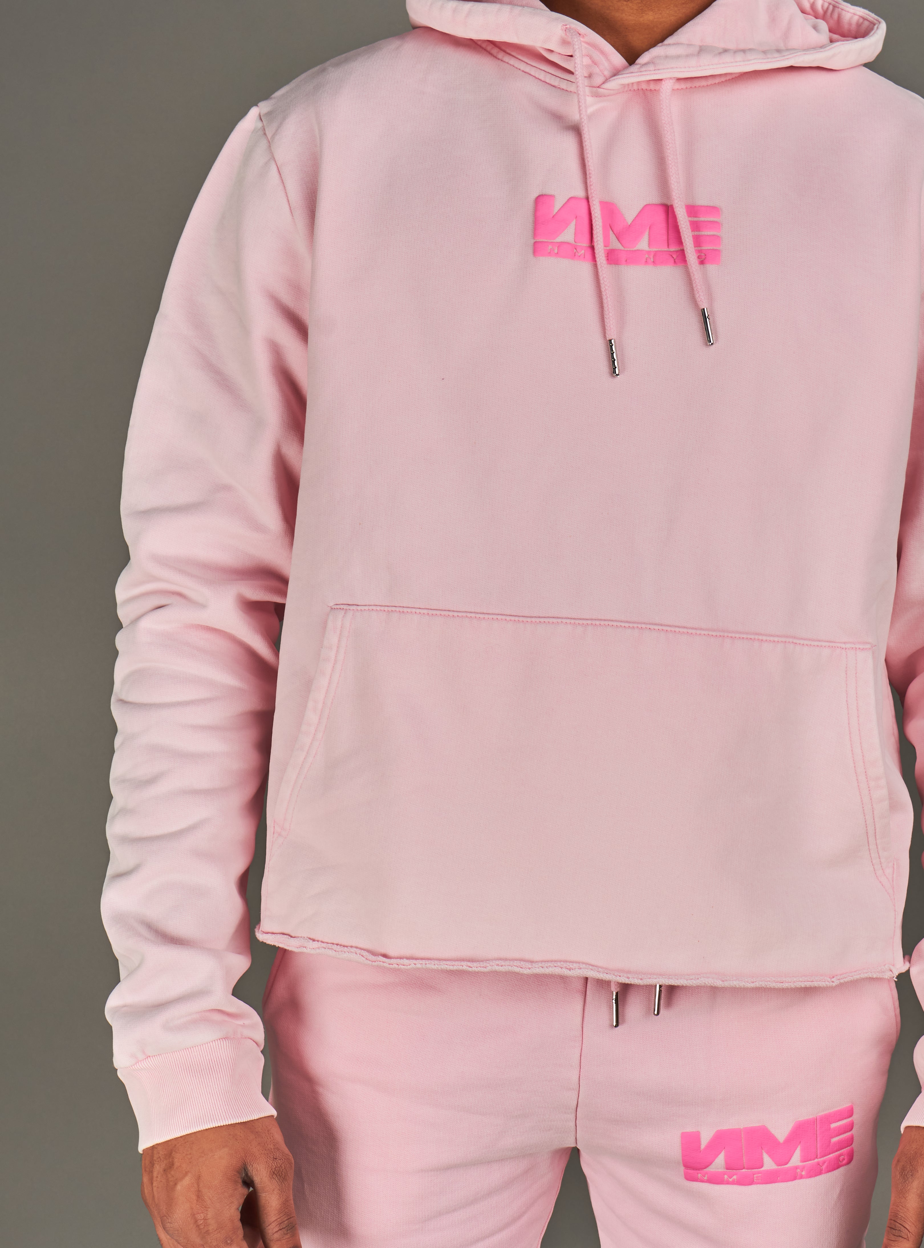 NME Hoodie - Nme Hoodie - Damien -Pink - 364
