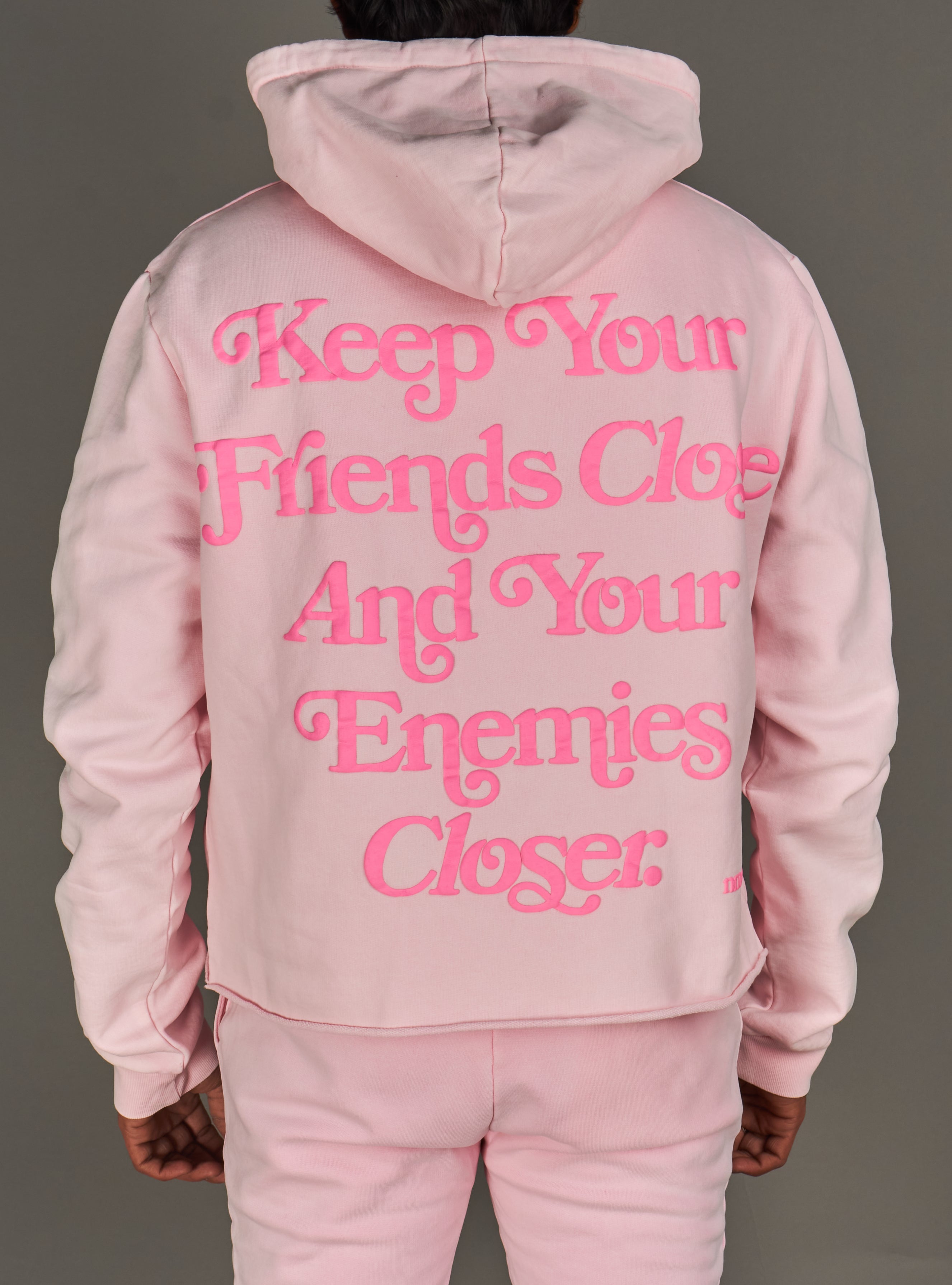 NME Hoodie - Nme Hoodie - Damien -Pink - 364