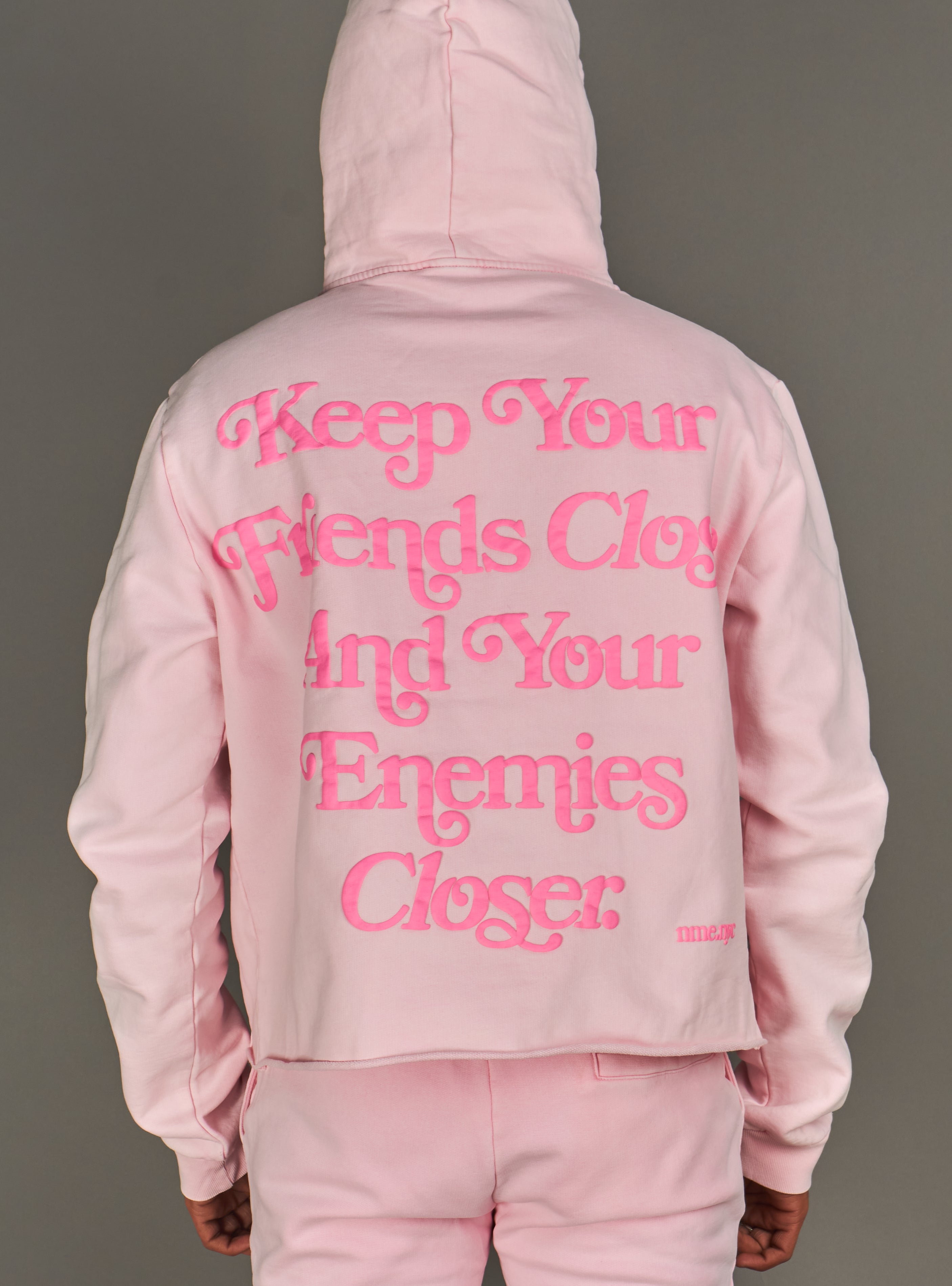 NME Hoodie - Nme Hoodie - Damien -Pink - 364