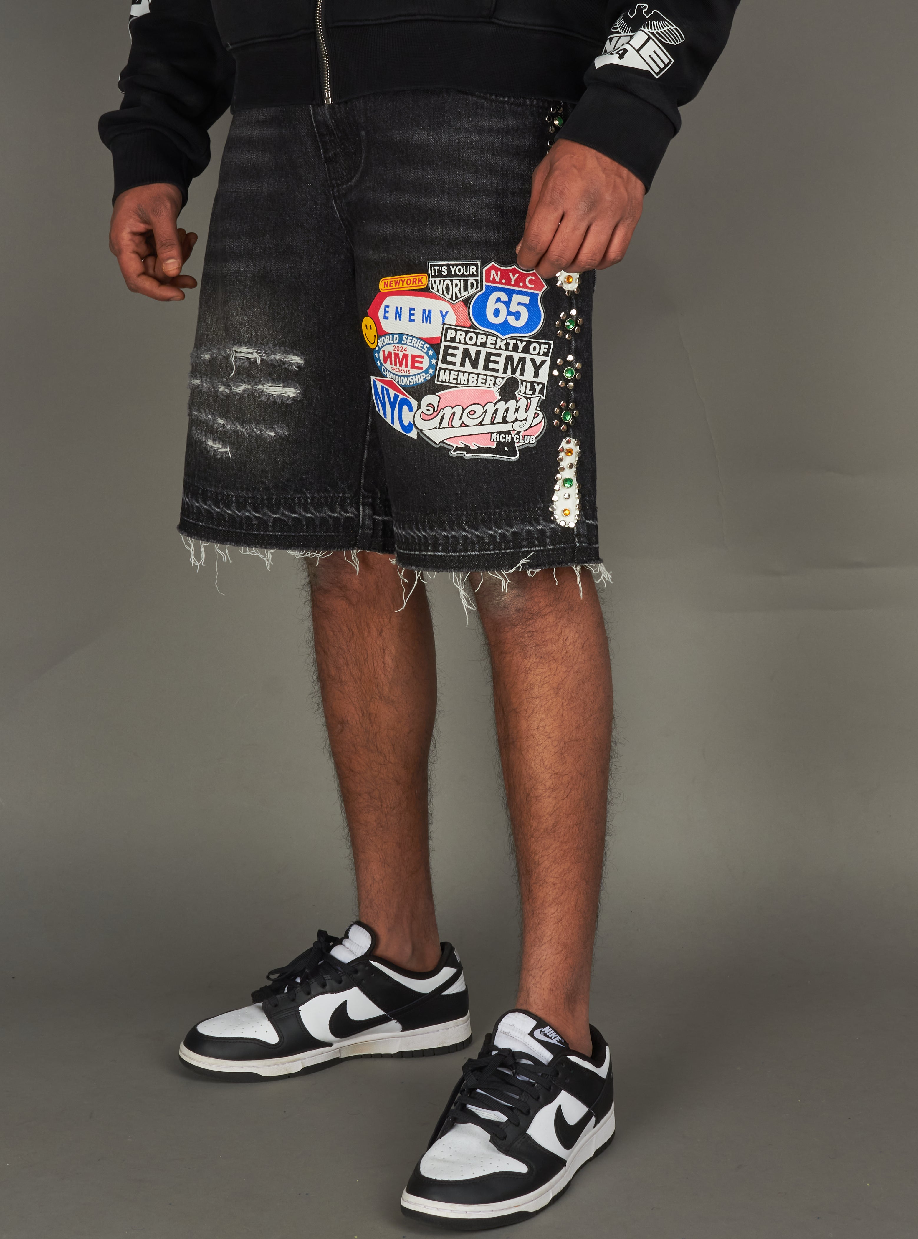 NME Shorts - Bud - Black - 285