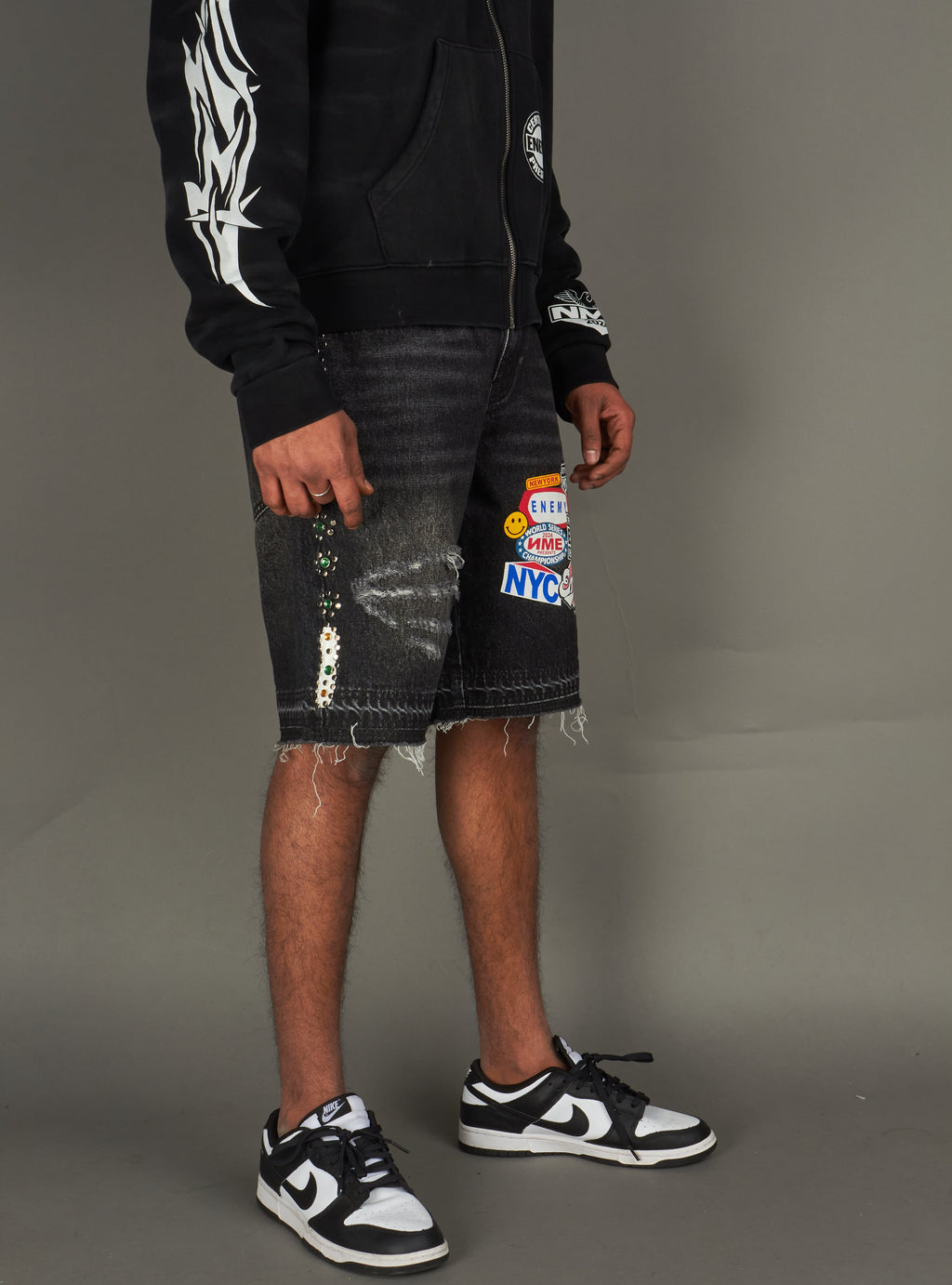 NME Shorts - Bud - Black - 285