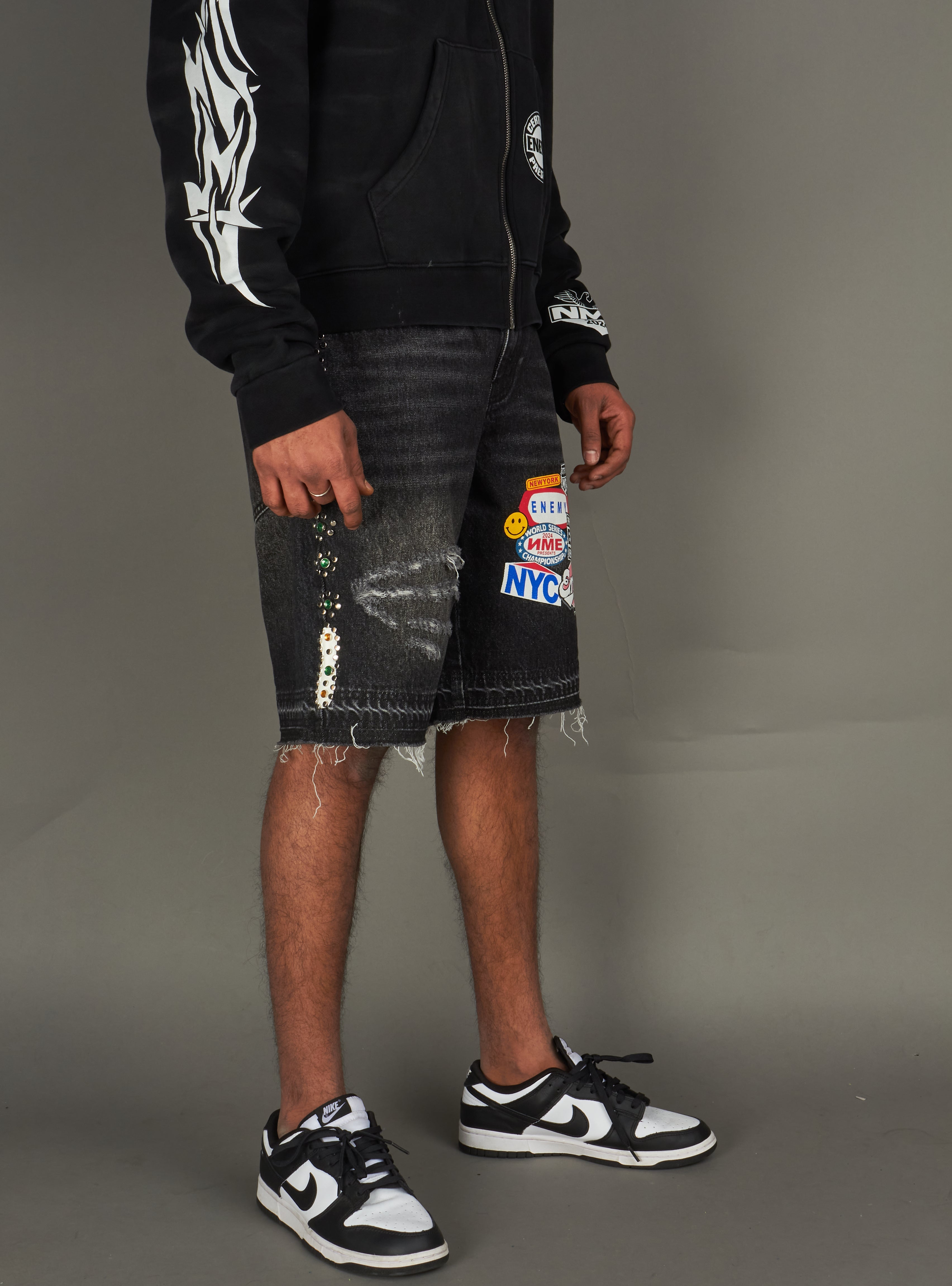 NME Shorts - Bud - Black - 285