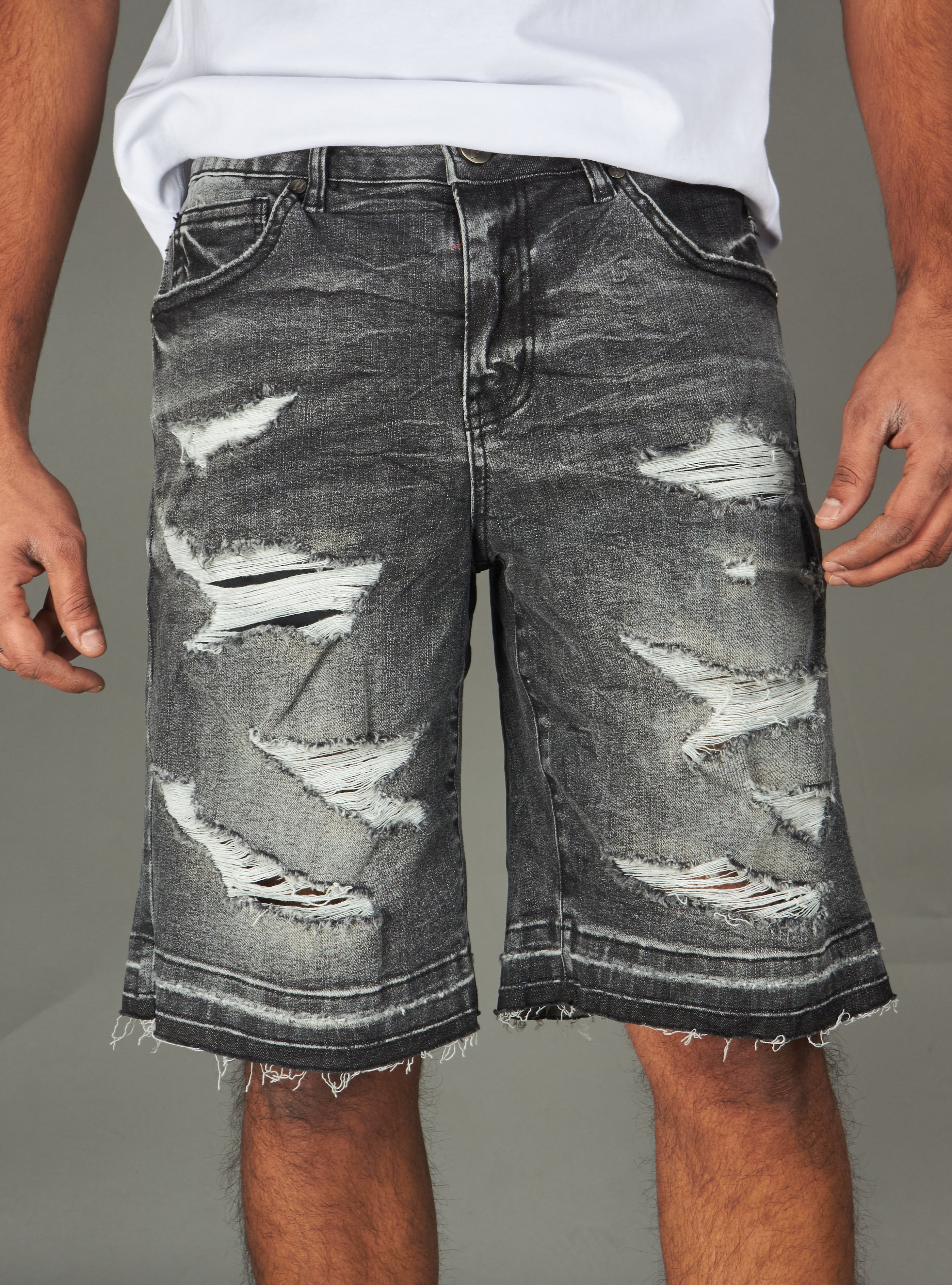 NME Shorts - Maureen - Black Wash - 451