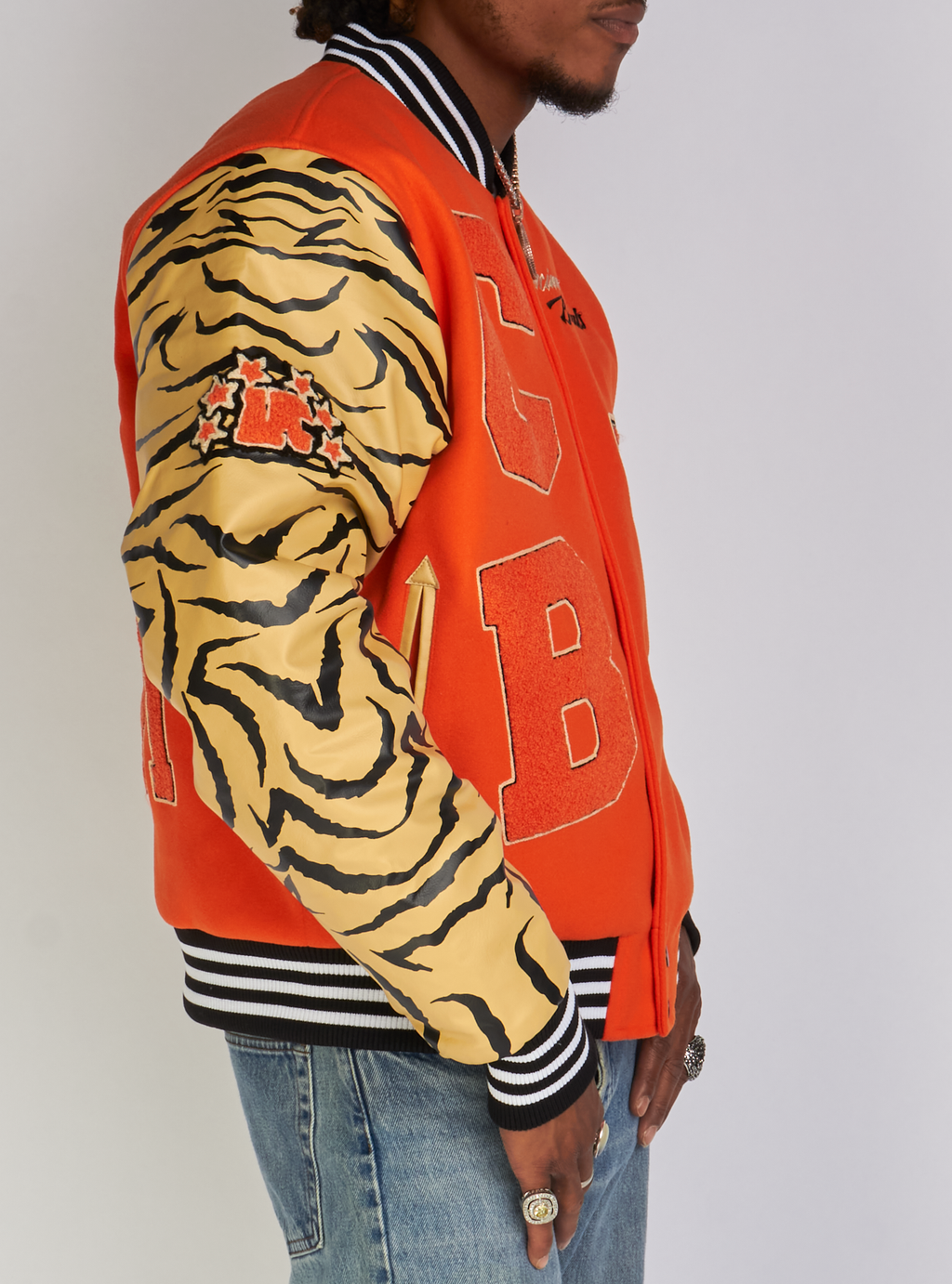 Vengeance78 Jacket - Bengals - Orange and Cream - 428