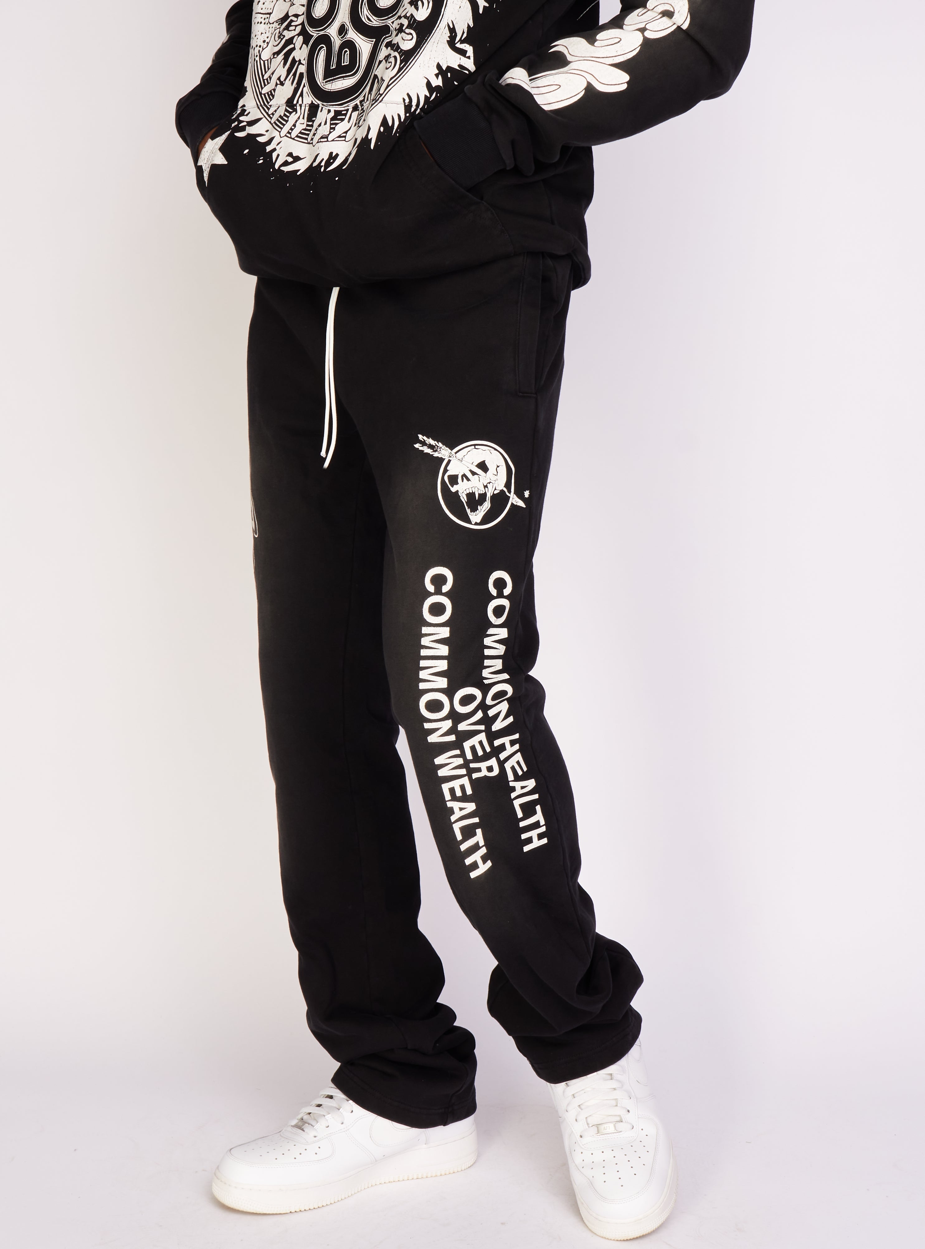 Politics Pants - Dennis - Black Wash - 723