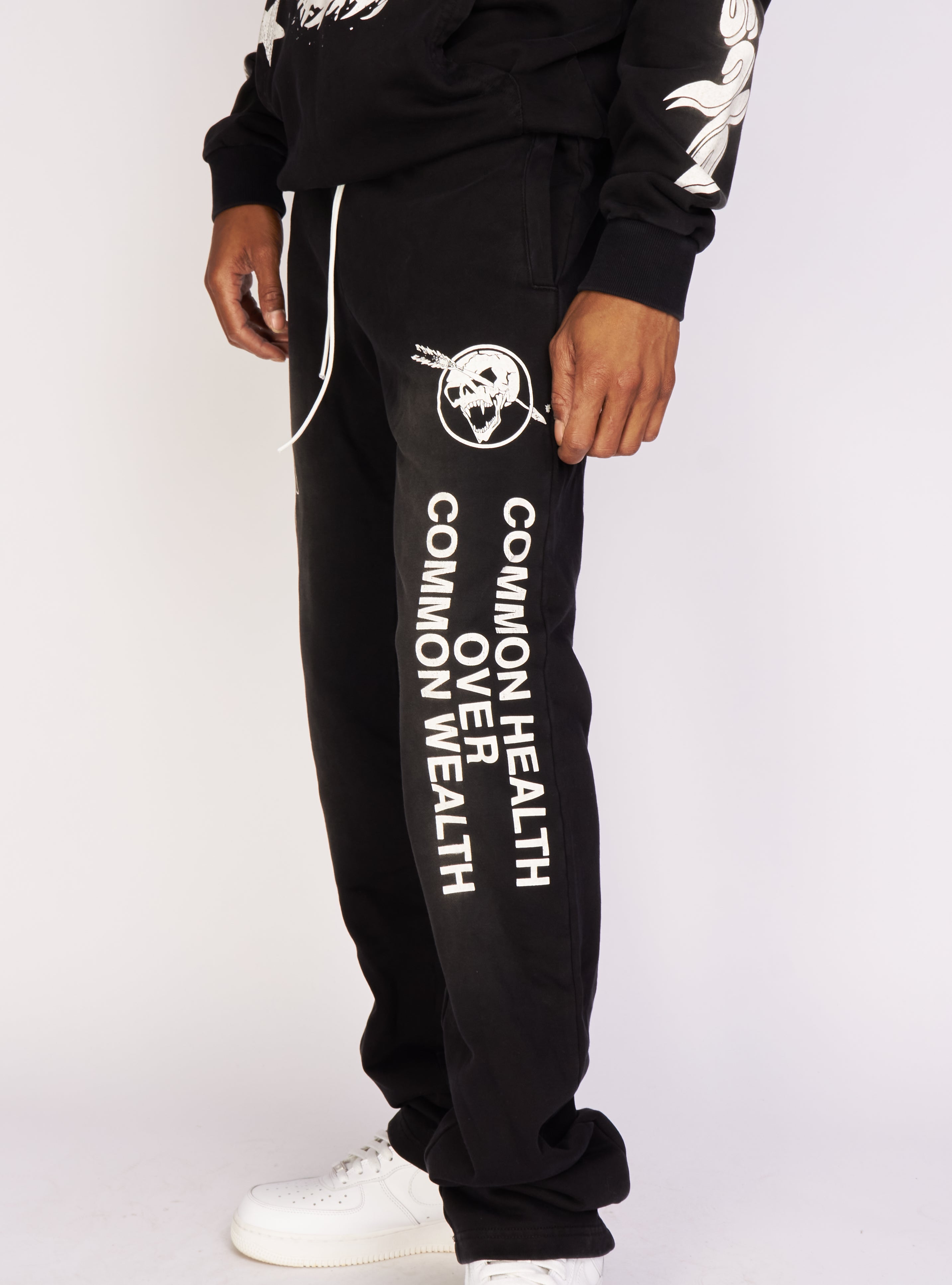 Politics Pants - Dennis - Black Wash - 723