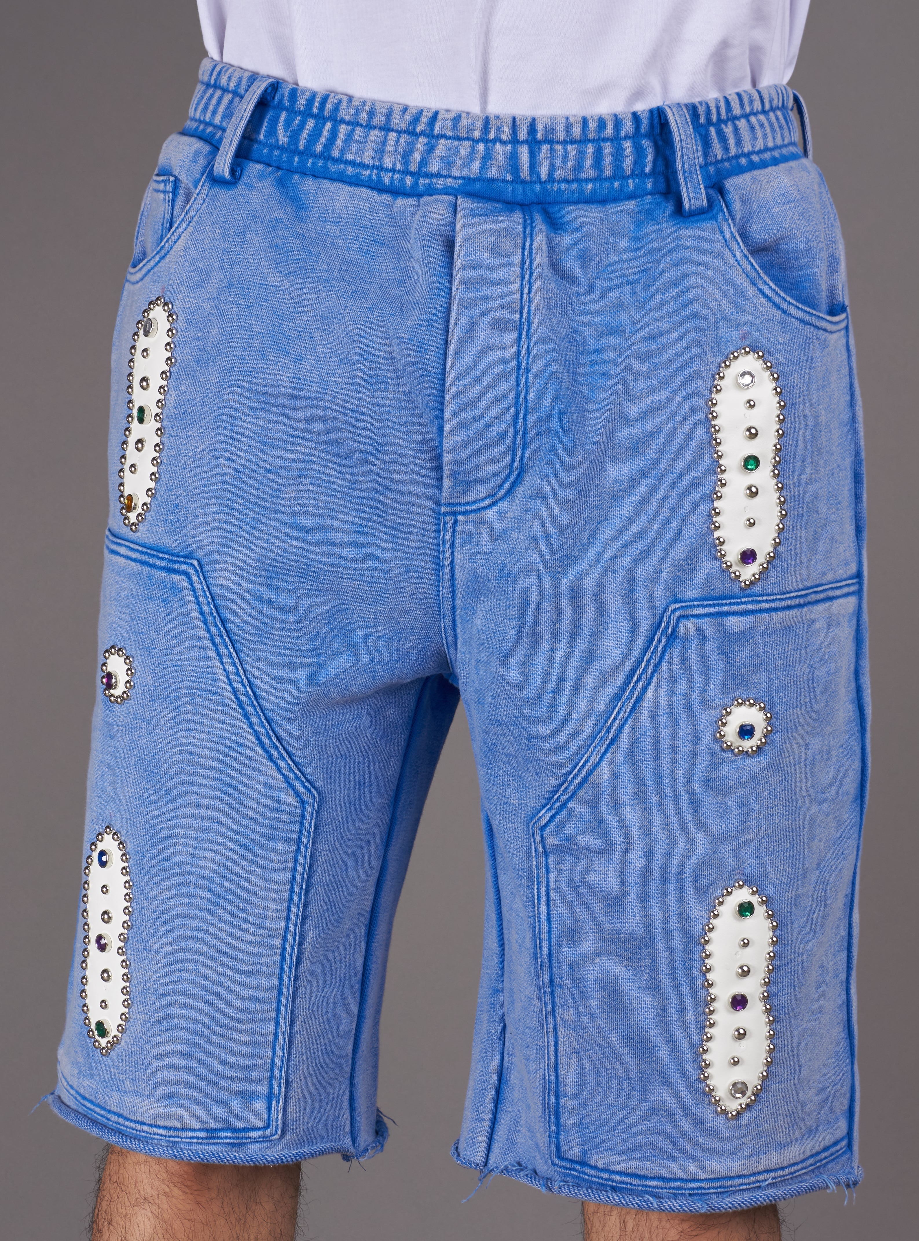 Politics Shorts - Keran - Washed Blue - 642