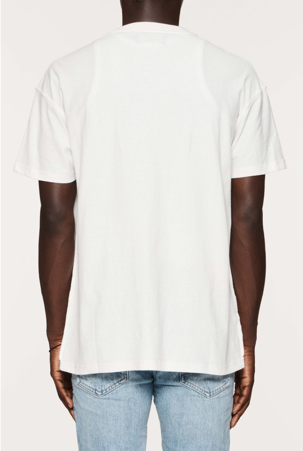 Purple-Brand T-Shirt - Textured Inside Out - Off White - P101-JHCM224