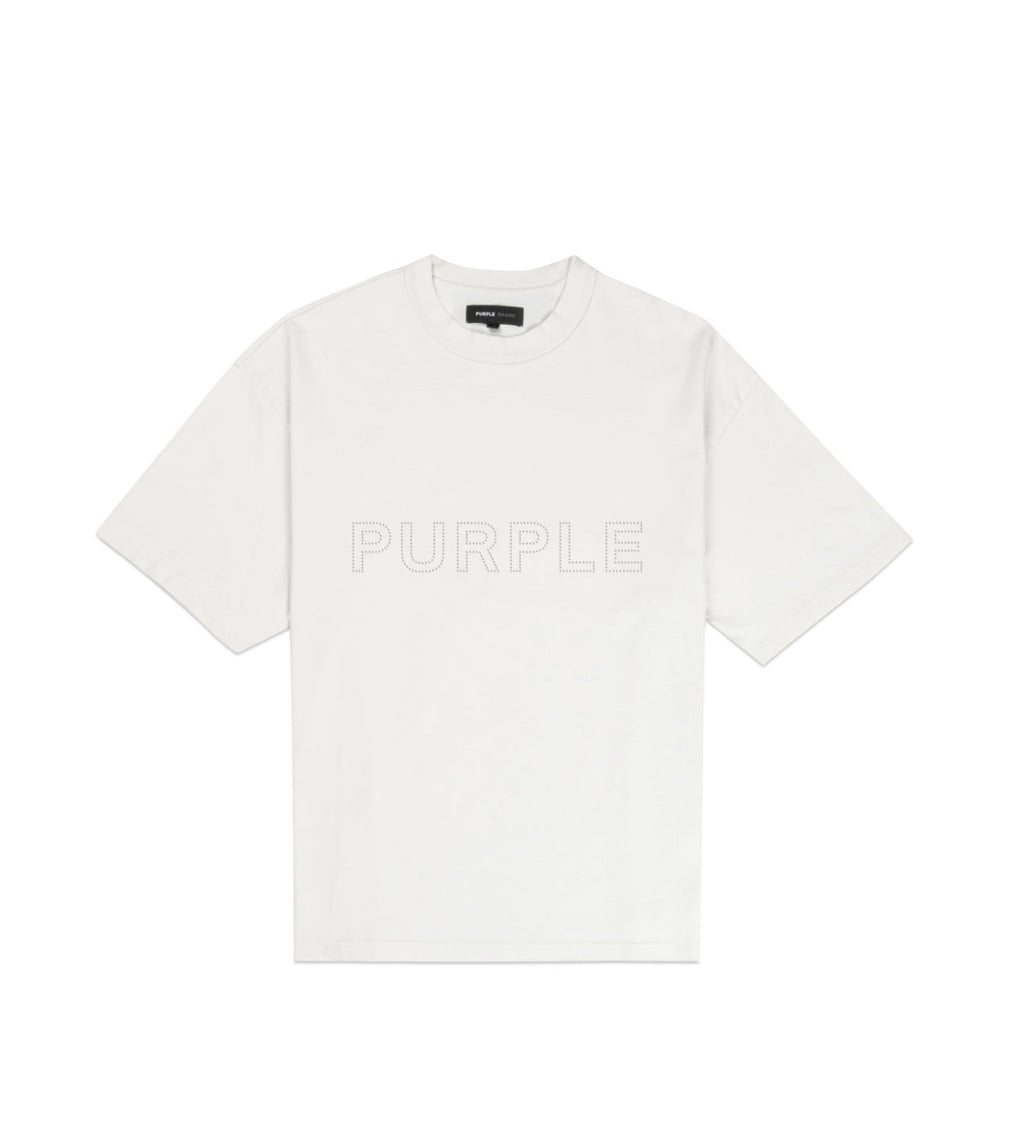 Purple-Brand T-Shirt - Oversized - White - P123-MMCM224