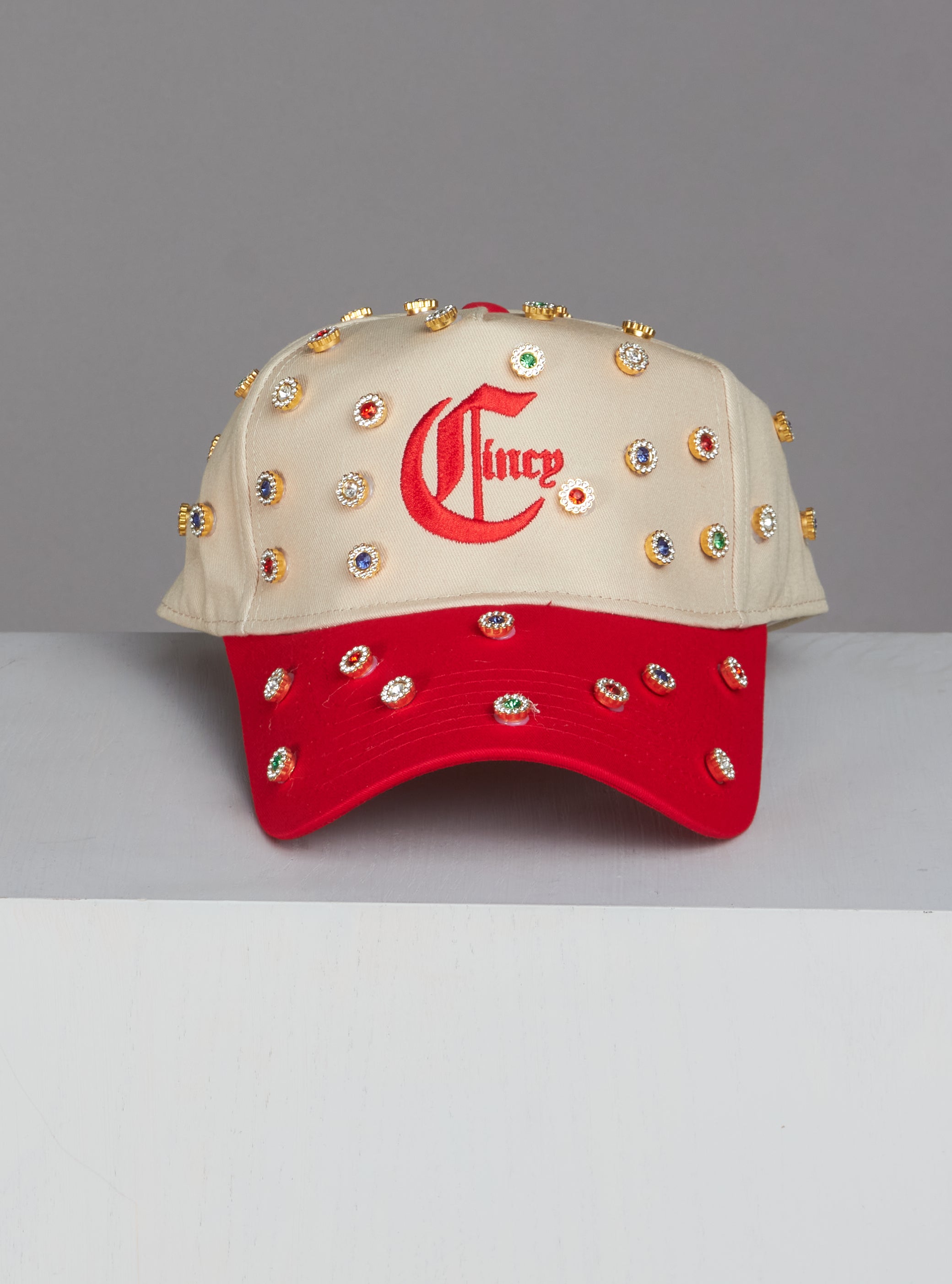 Vengeance78 Hat - Bash - Cream And Red - 346