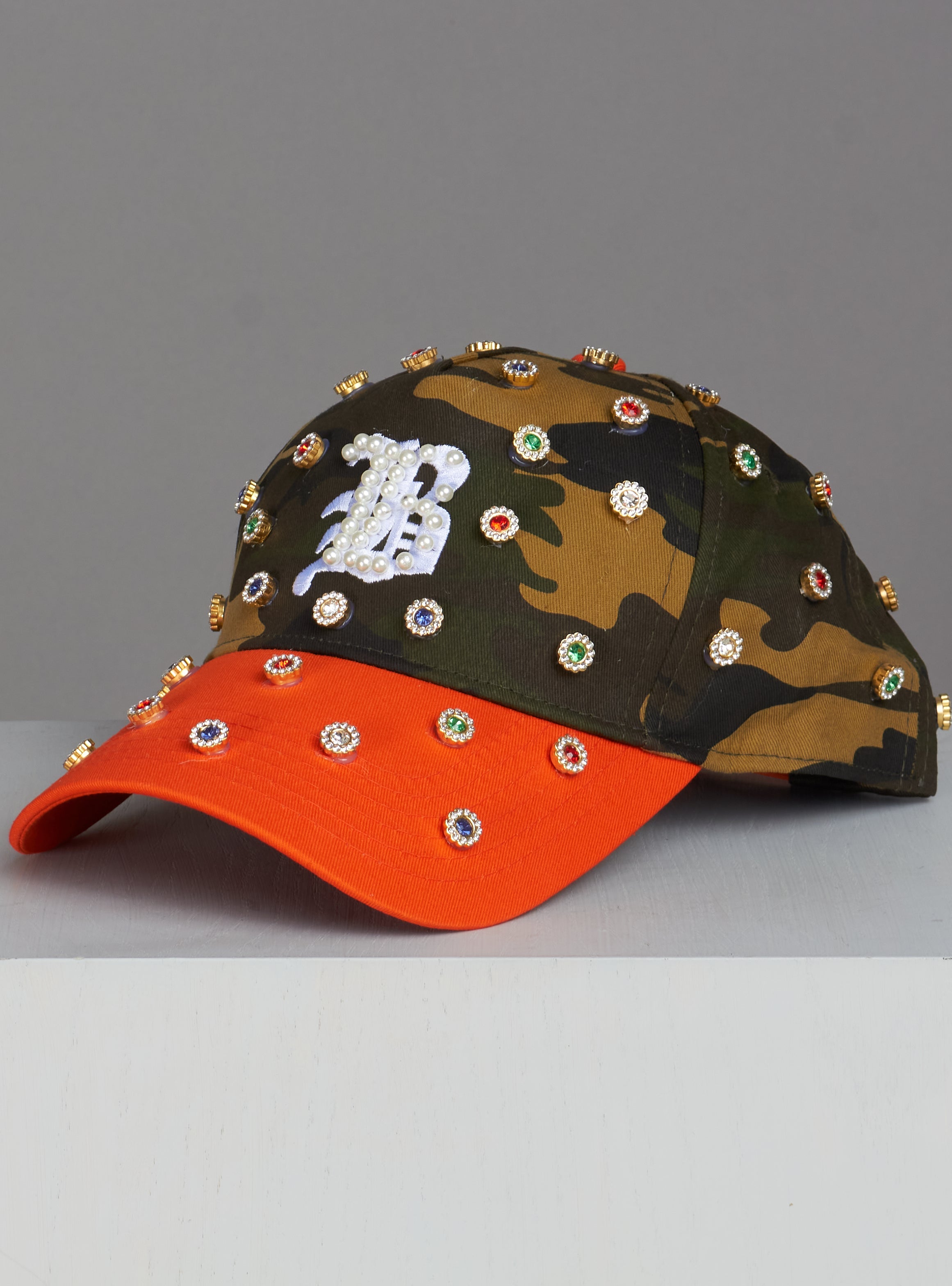 Vengeance78 Hat - Bash - Camo And Orange  - 344