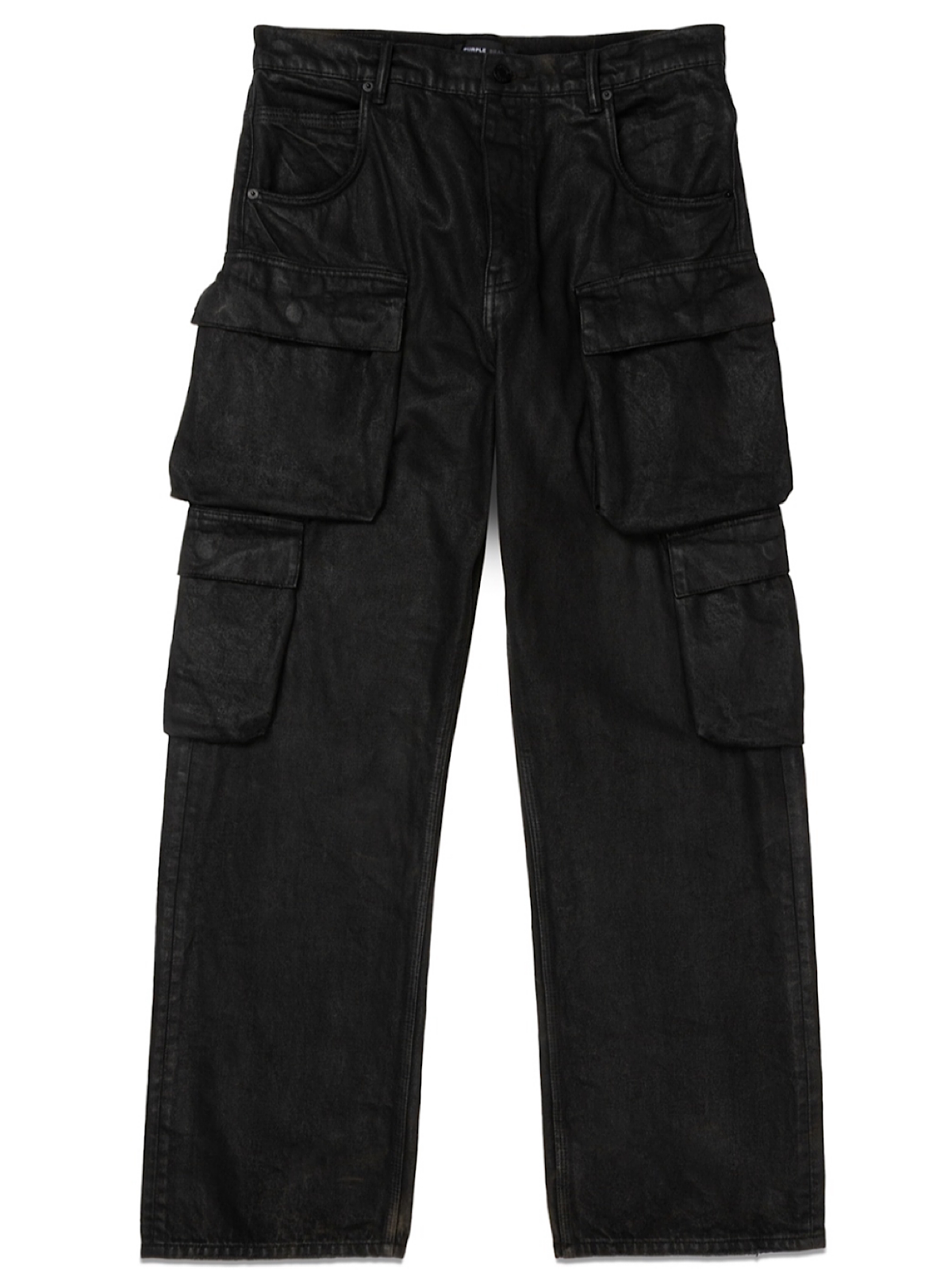 Purple-Brand Jeans - Relaxed Double Cargo - Black - P018-BGDC124