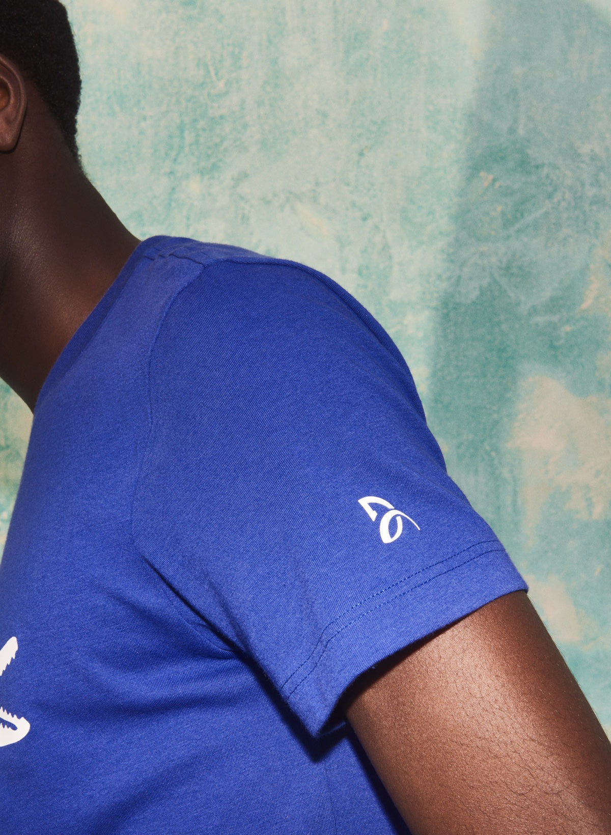 Lacoste T-Shirt - Croc Print - Blue - TH6907 51 QQH