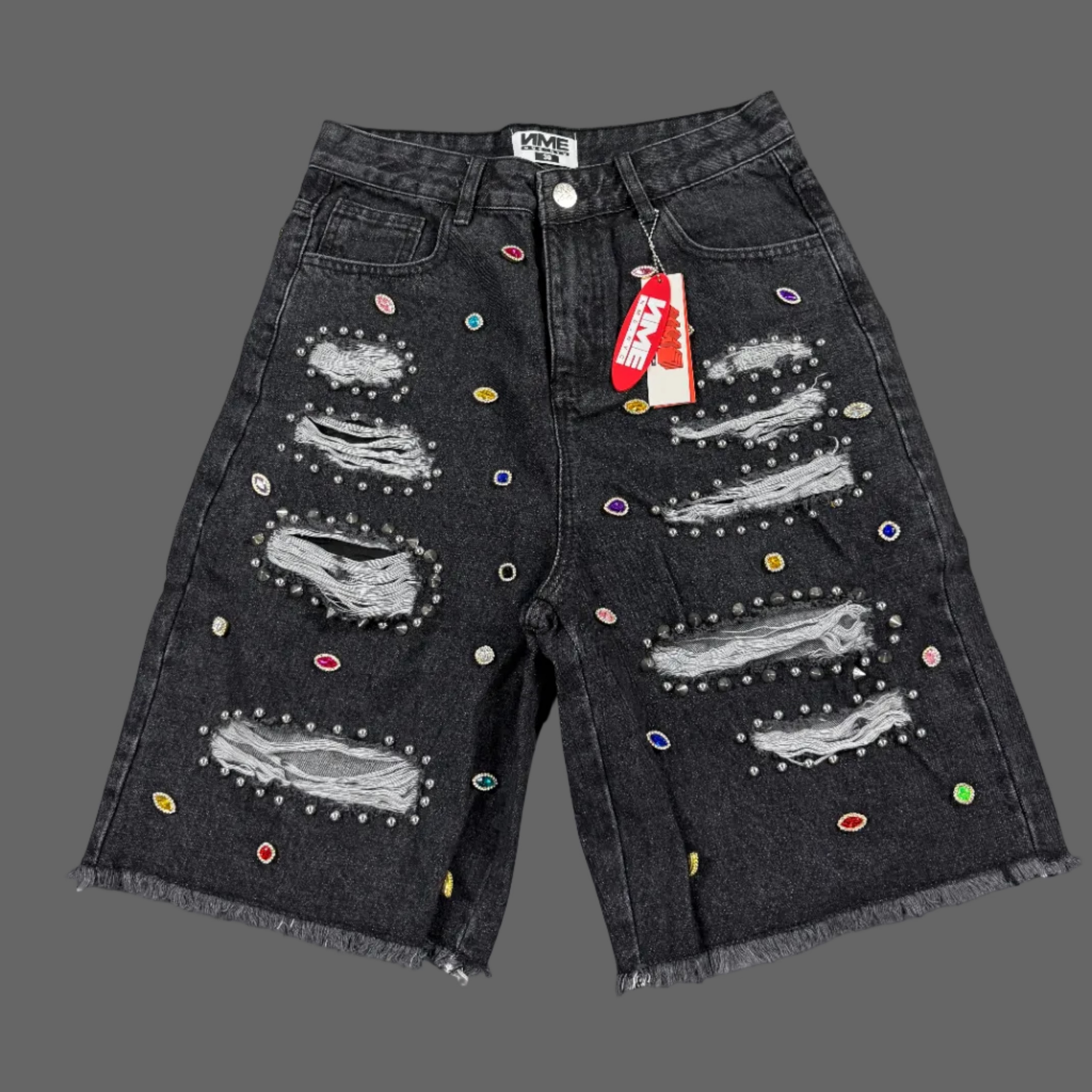 NME Shorts - Larry - Dark Grey - 002