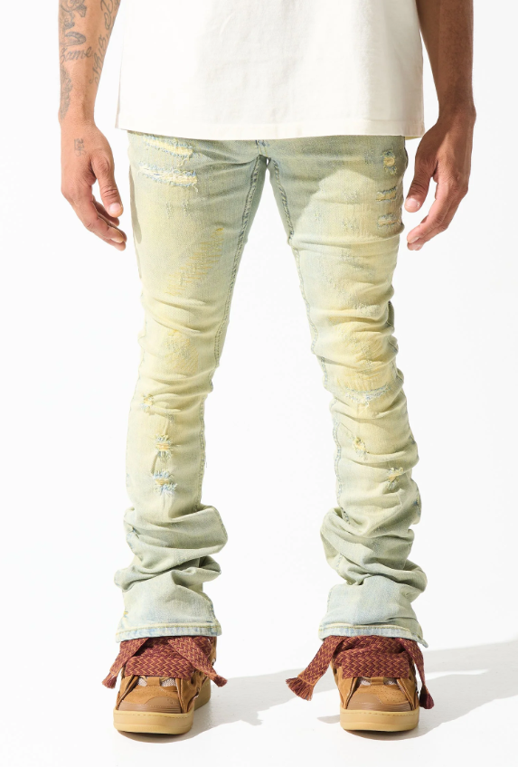 Serenede Jeans - Tierra Stacked - Vintage Blue - TRA-ETH