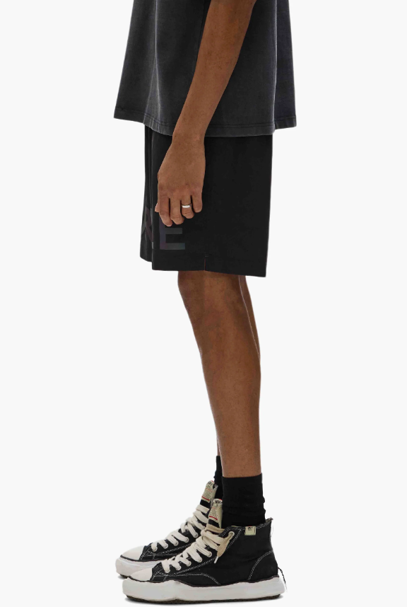 Purple-Brand Shorts - Holographic Swim Shorts - Black - P504-PBHW225
