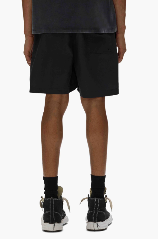 Purple-Brand Shorts - Holographic Swim Shorts - Black - P504-PBHW225