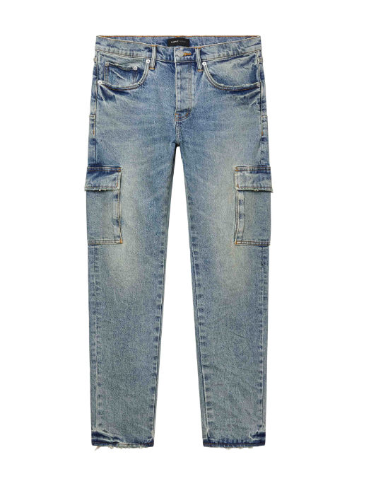 Purple-Brand Jeans - Skinny Cargo Pumice - Light Indigo - P001-SCPL225