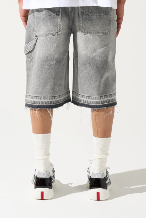 Serenede Shorts - Ateleir Denim Shorts - Vintage Grey Wash - MDGRY