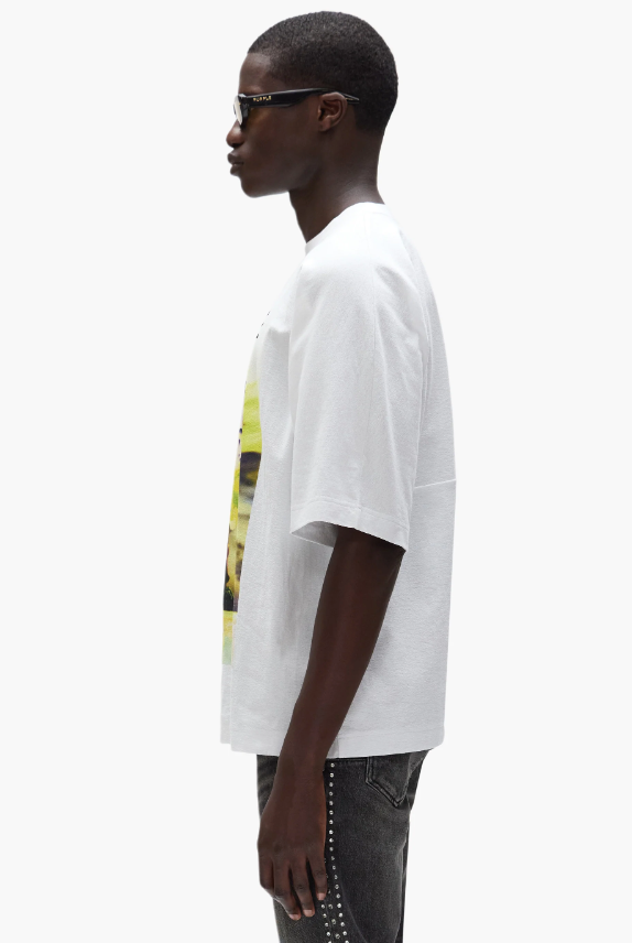 Purple-Brand - T-Shirt - Force Majeure - White - M1057-TWFM
