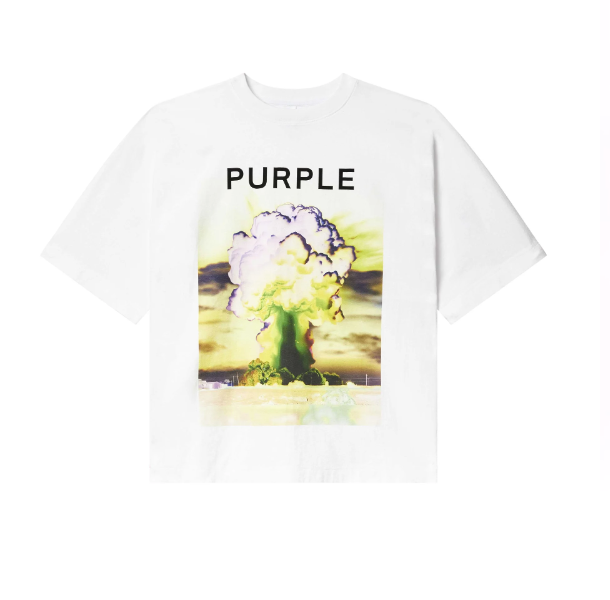 Purple-Brand - T-Shirt - Force Majeure - White - M1057-TWFM