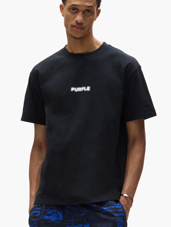 Purple-Brand - T-Shirt - Pixelated  - Black - P104-TBPW
