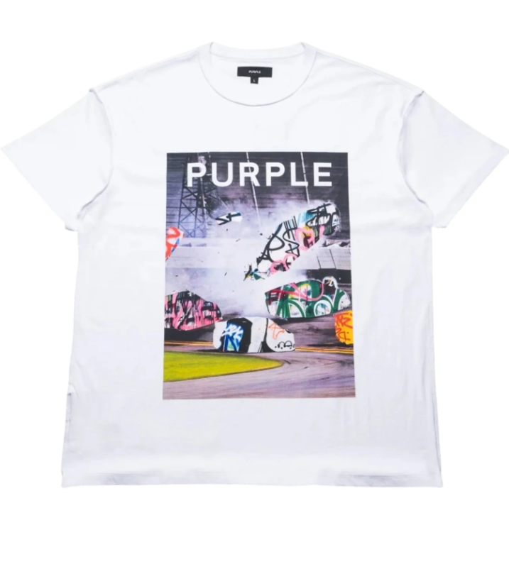 Purple-Brand - T-Shirt - Brilliant Inside Out  - White - P101-TWPU325
