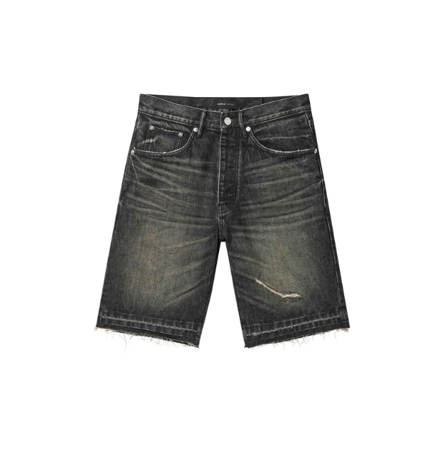 Purple-Brand - Shorts - Worn Vintage - Black - P059-SWVB325