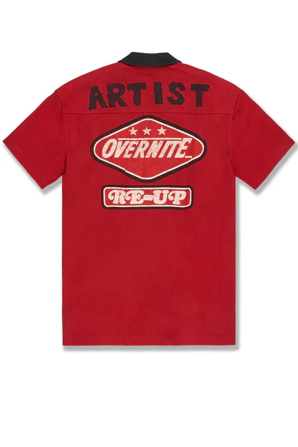 Jordan Craig Shirt - The Re-Up Mechanic - Red - 2051
