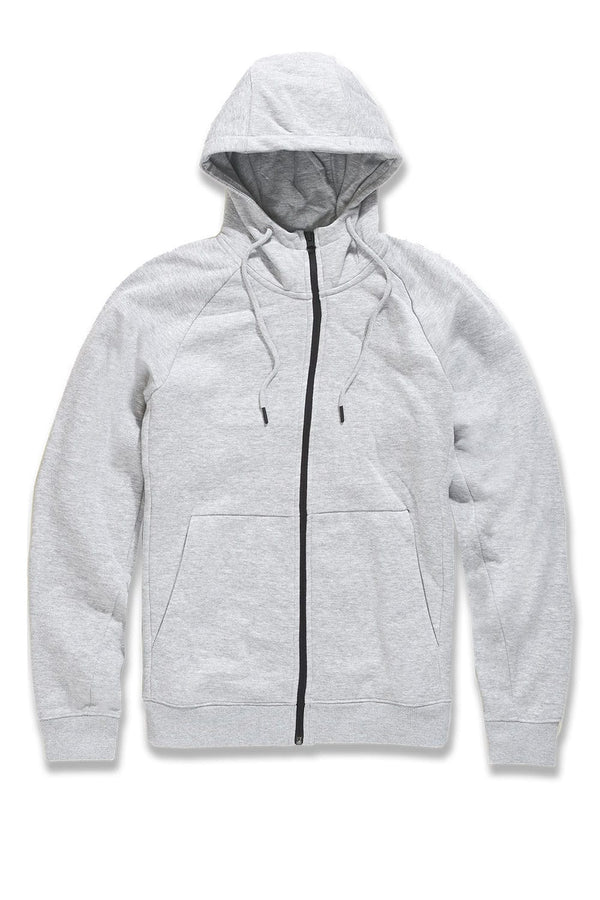 Jordan Craig Hoodie - Uptown Zip Up - Heather Grey - 8890H