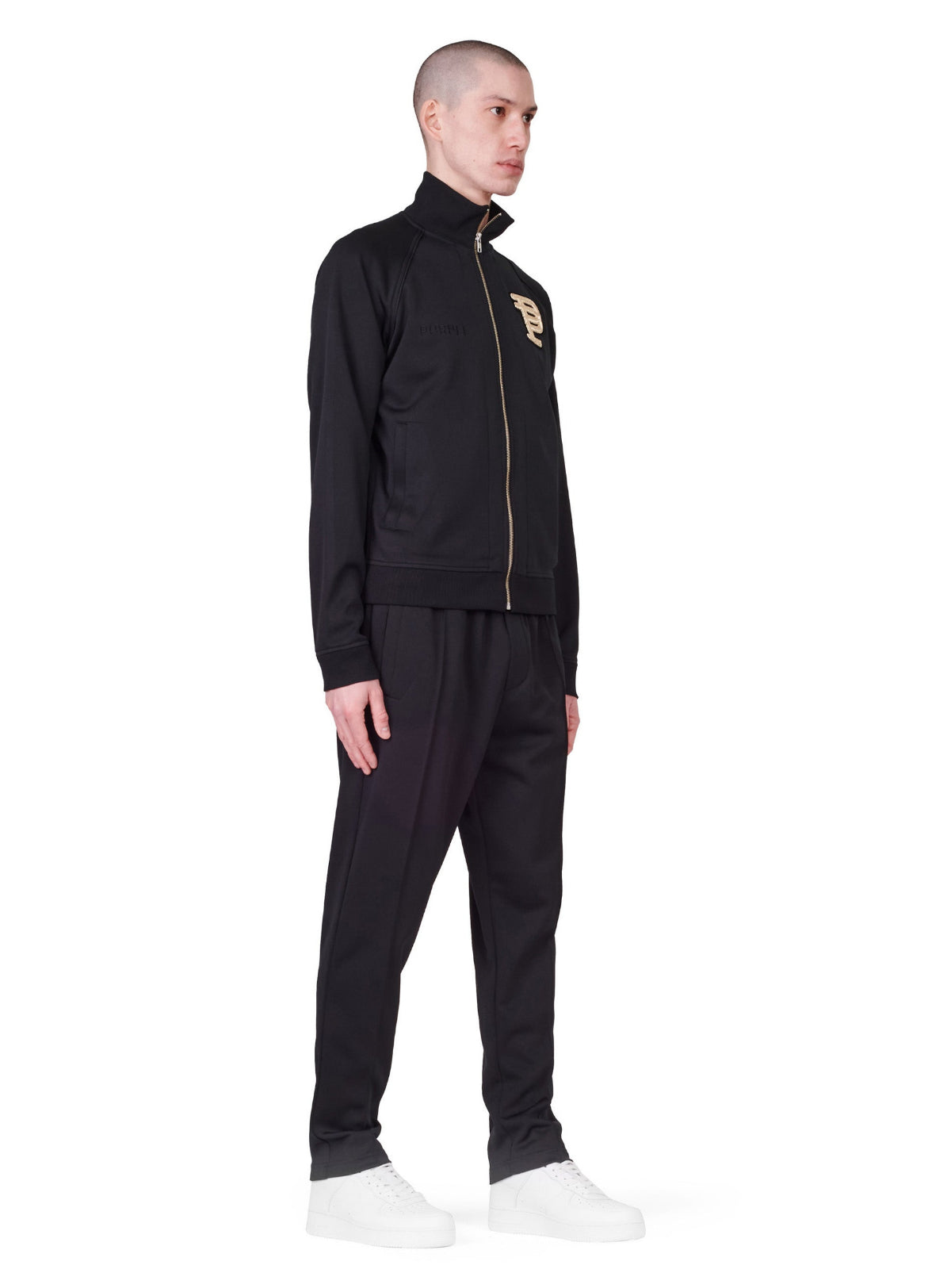 Purple-Brand Track Jacket - Track - Black - P414-RRBT222
