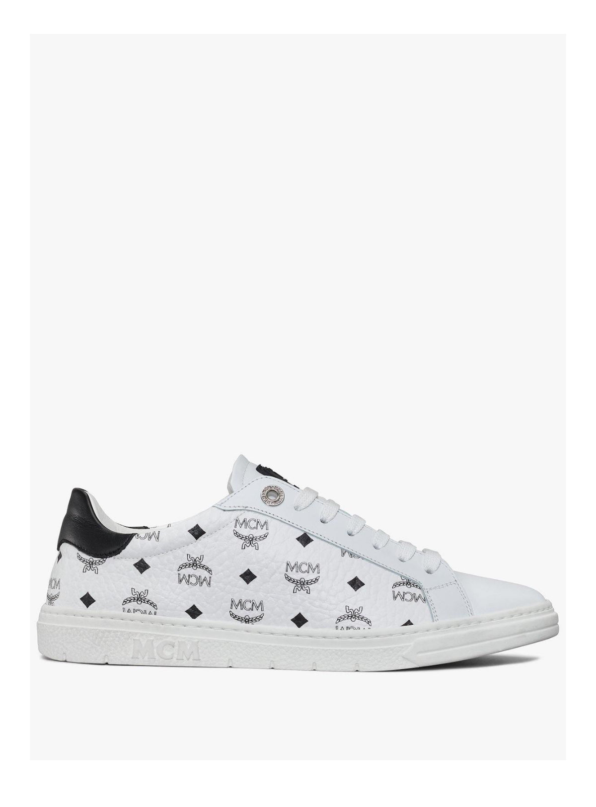 MCM Men Shoes - Terrain Lo Sneakers - White - MEXCSMM21WT