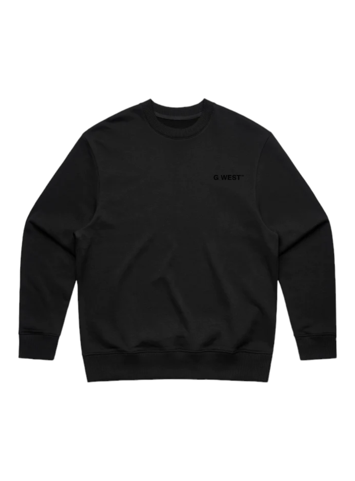 G West Crewneck - Retro PC - Black - GWPLCRW5016