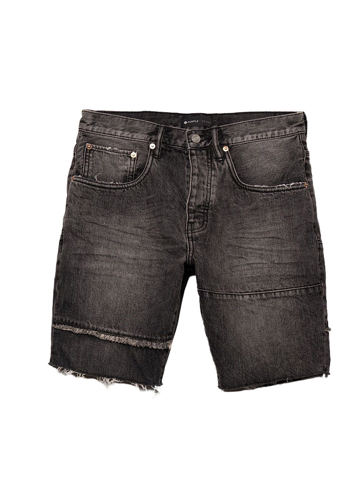Purple-Brand Shorts - Slim - Black Wash - P020